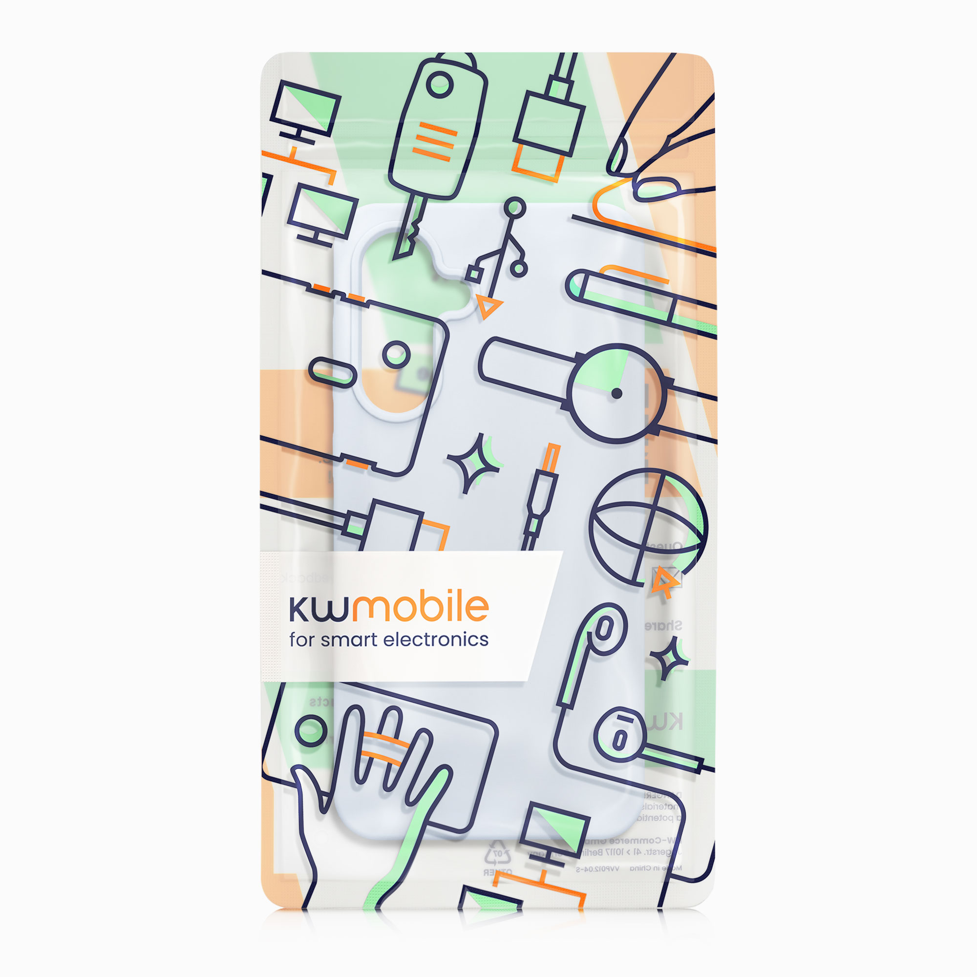 Kryt na mobil Samsung Galaxy A56 5G kwmobile TPU Light Blue Matte