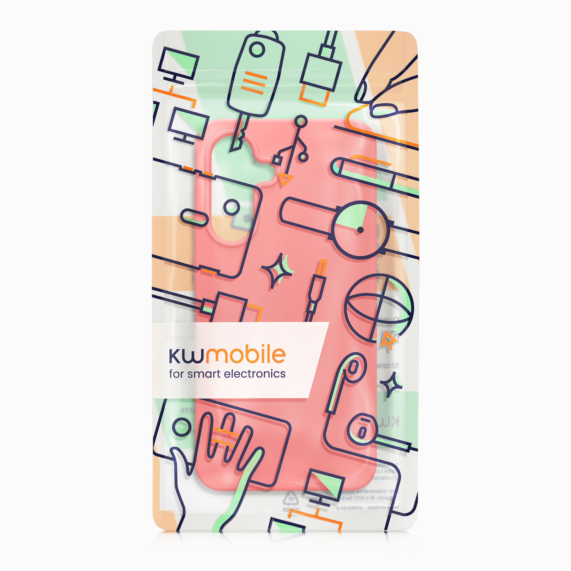 Kryt na mobil Samsung Galaxy A56 5G kwmobile TPU Neonová korálová
