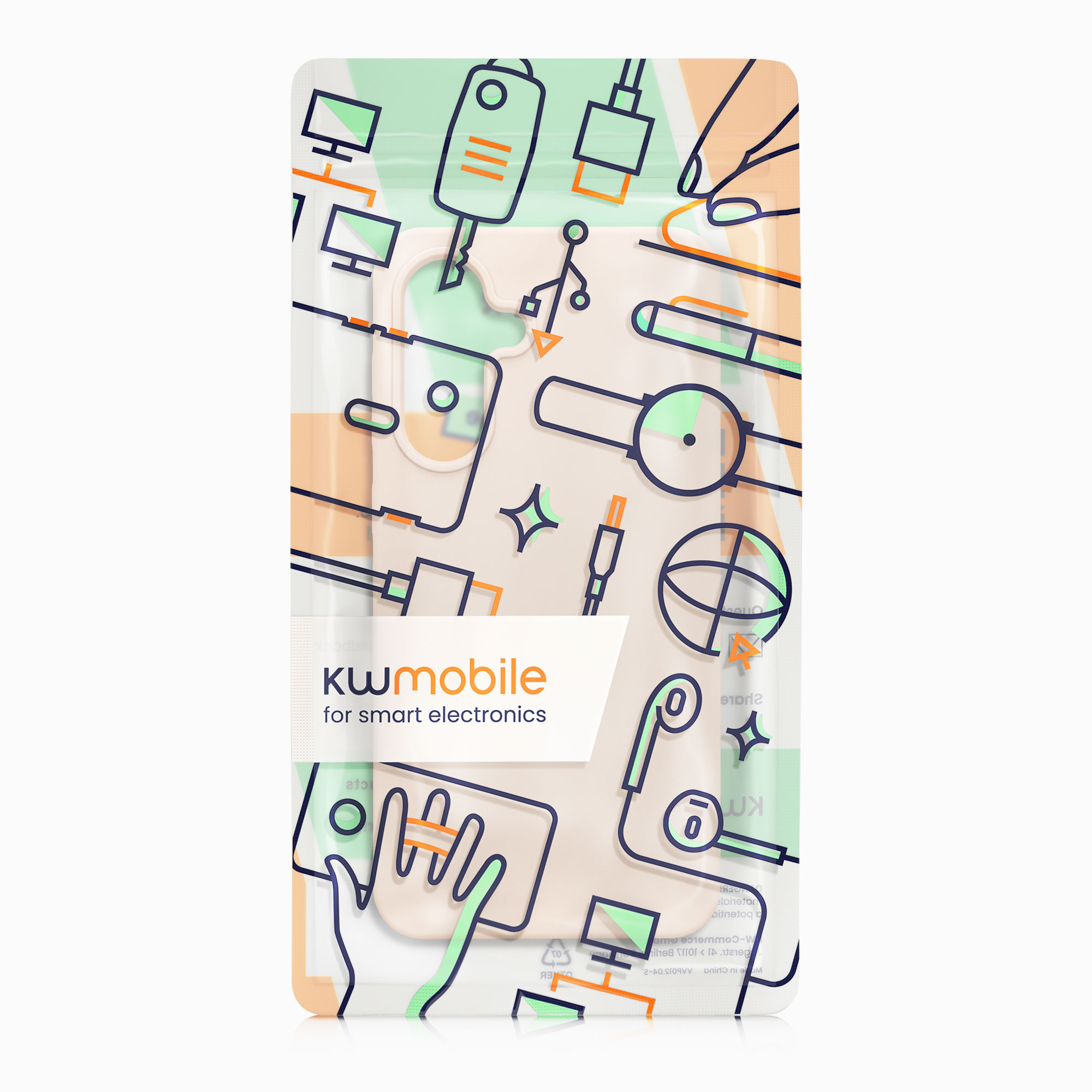 Kryt na mobil Samsung Galaxy A56 5G kwmobile TPU Kokosový vír