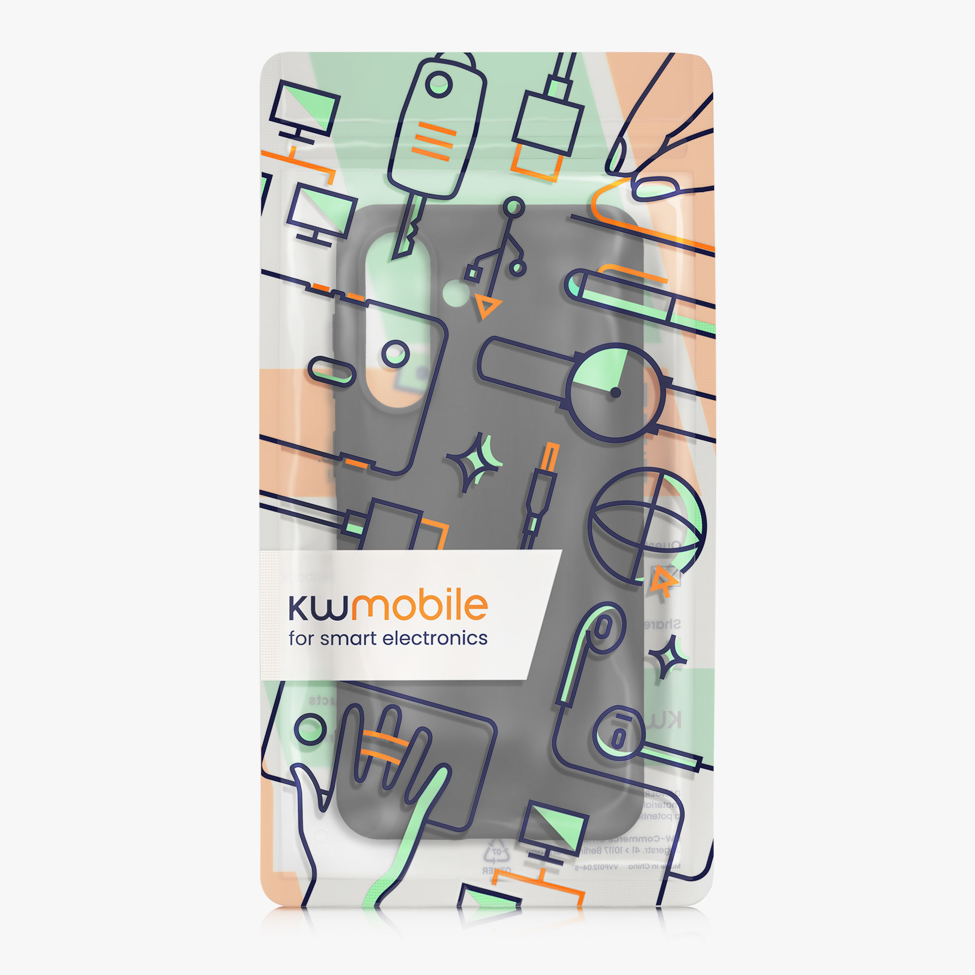 Kryt na mobil Samsung Galaxy A56 5G kwmobile TPU Tmavě šedá
