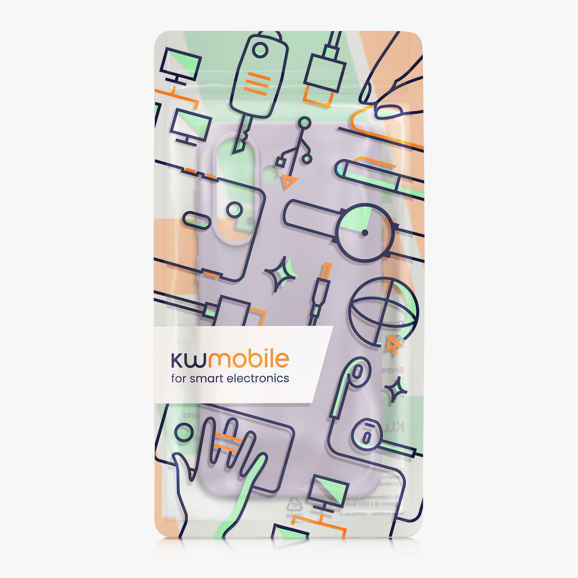 Kryt na mobil Samsung Galaxy A56 5G kwmobile TPU Levandulová