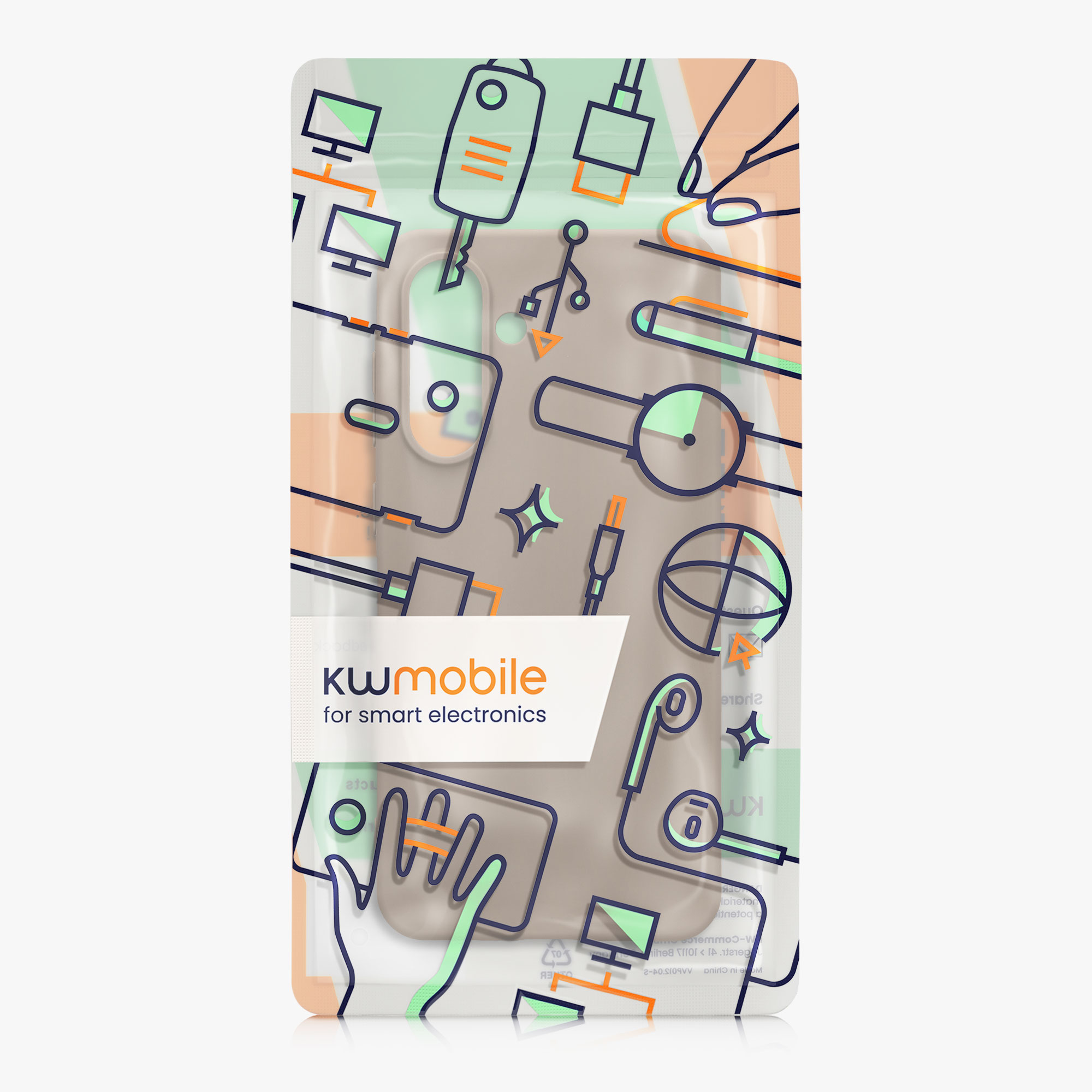 Kryt na mobil Samsung Galaxy A56 5G kwmobile TPU Matná krémová