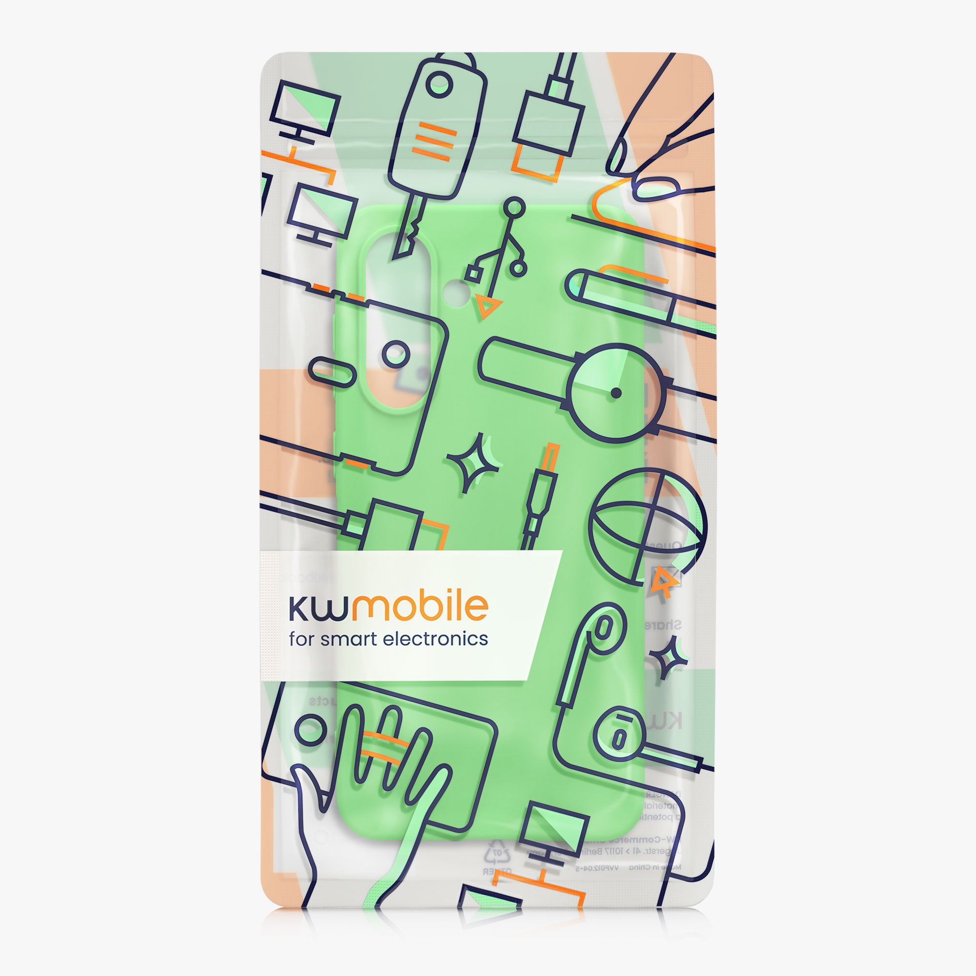 Kryt na mobil Samsung Galaxy A56 5G kwmobile TPU Limetková zelená