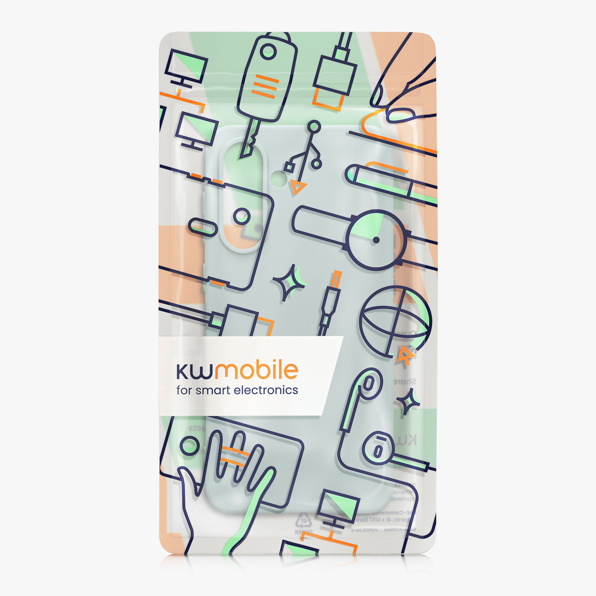 Kryt na mobil Samsung Galaxy A56 5G kwmobile TPU Chladná mátová