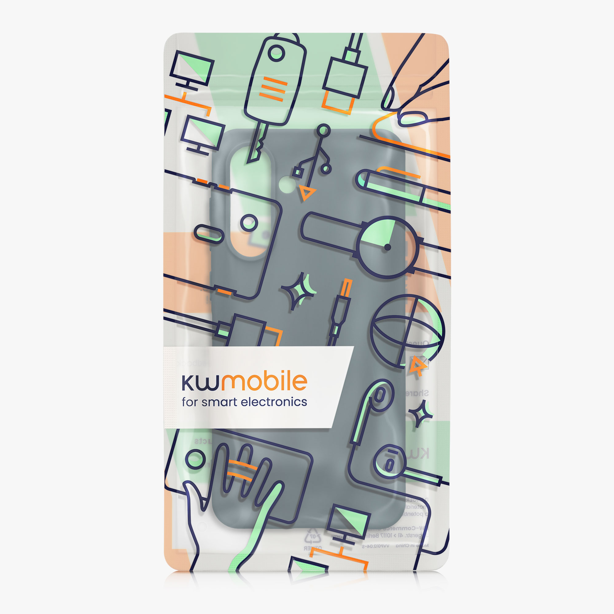 Kryt na mobil Samsung Galaxy A56 5G kwmobile TPU Tmavě břidlicová