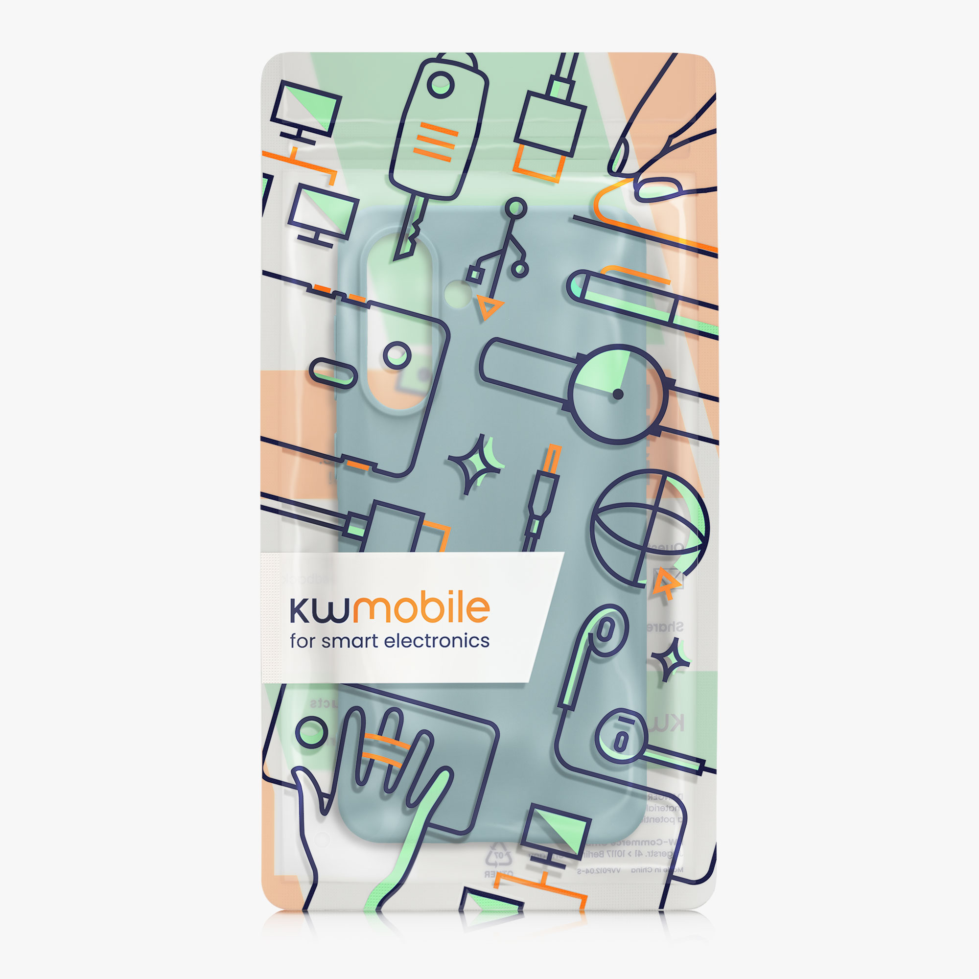 Kryt na mobil Samsung Galaxy A56 5G kwmobile TPU Arktická noc