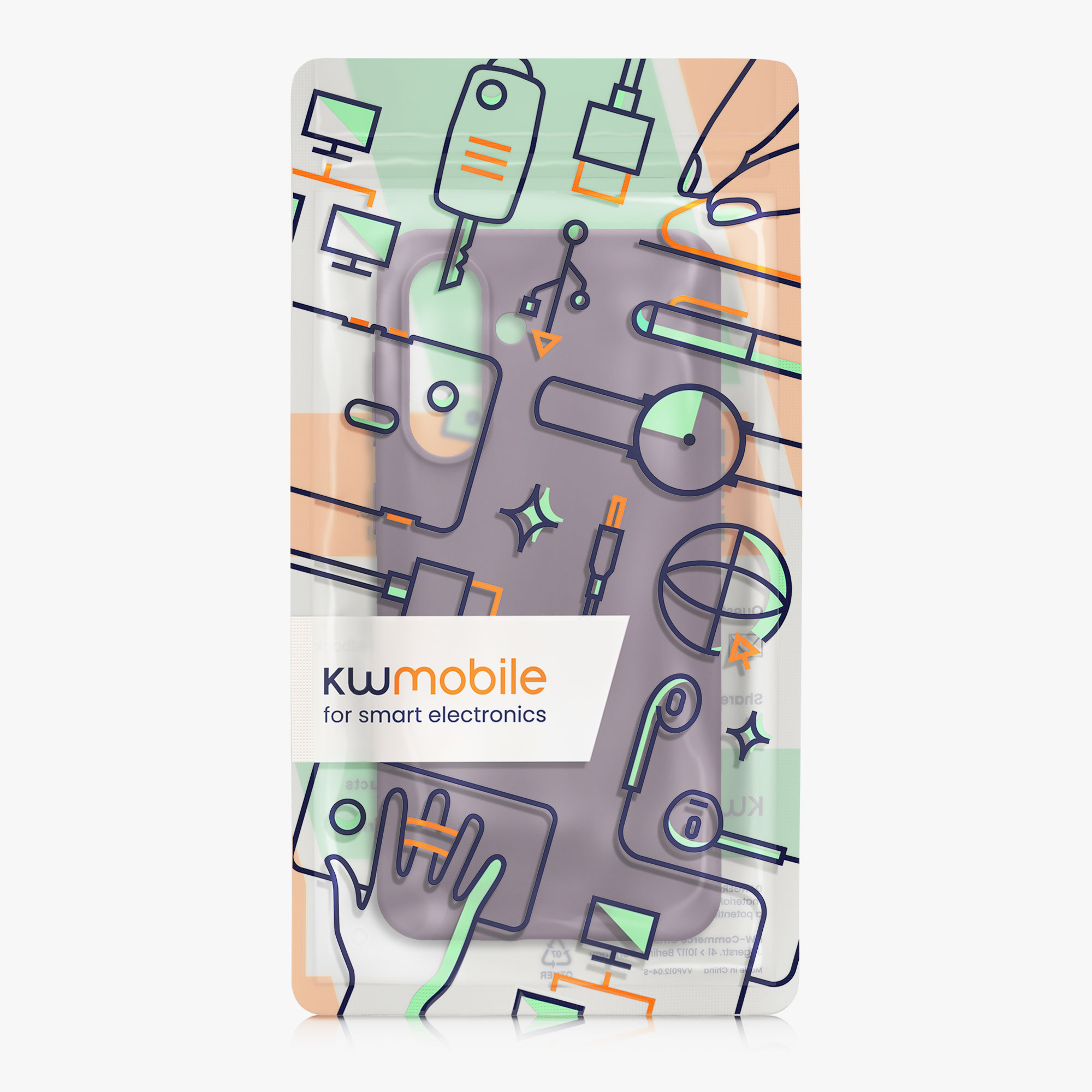 Kryt na mobil Samsung Galaxy A56 5G kwmobile TPU Bledá iris