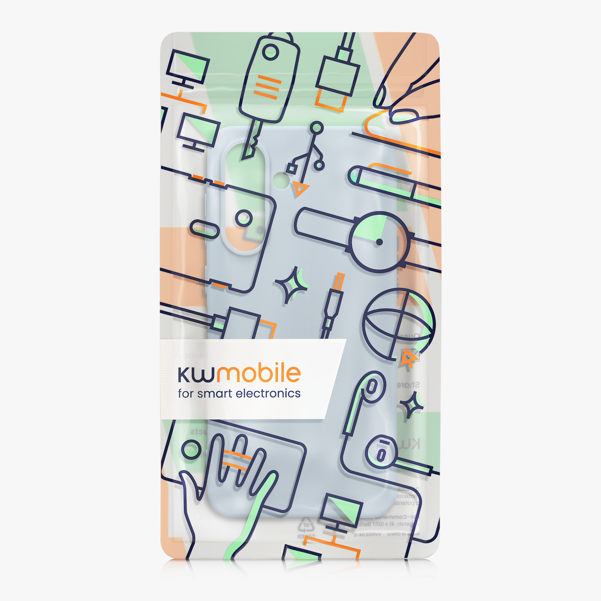 Kryt na mobil Samsung Galaxy A56 5G kwmobile TPU Light Blue Matte