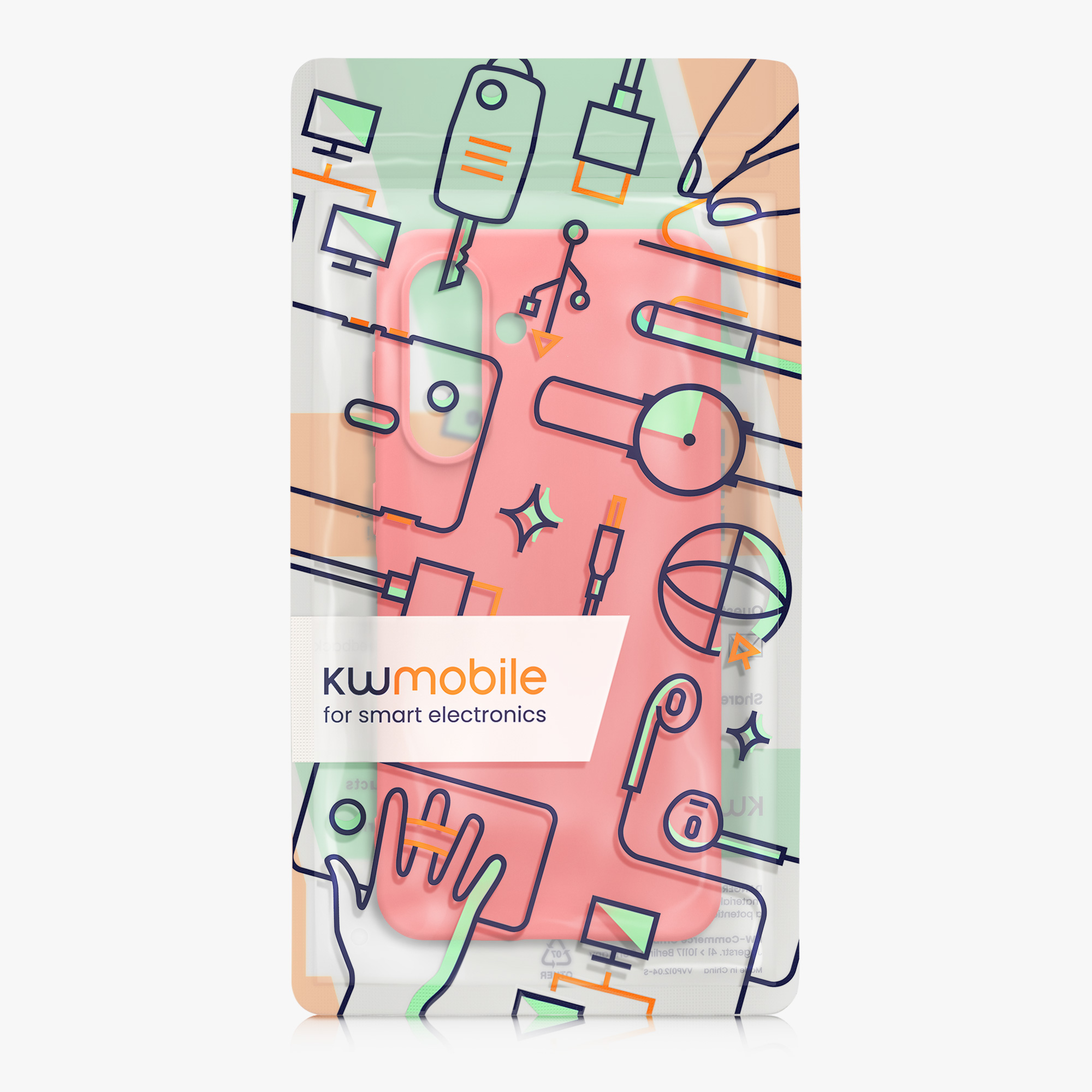 Kryt na mobil Samsung Galaxy A56 5G kwmobile TPU Neonová korálová
