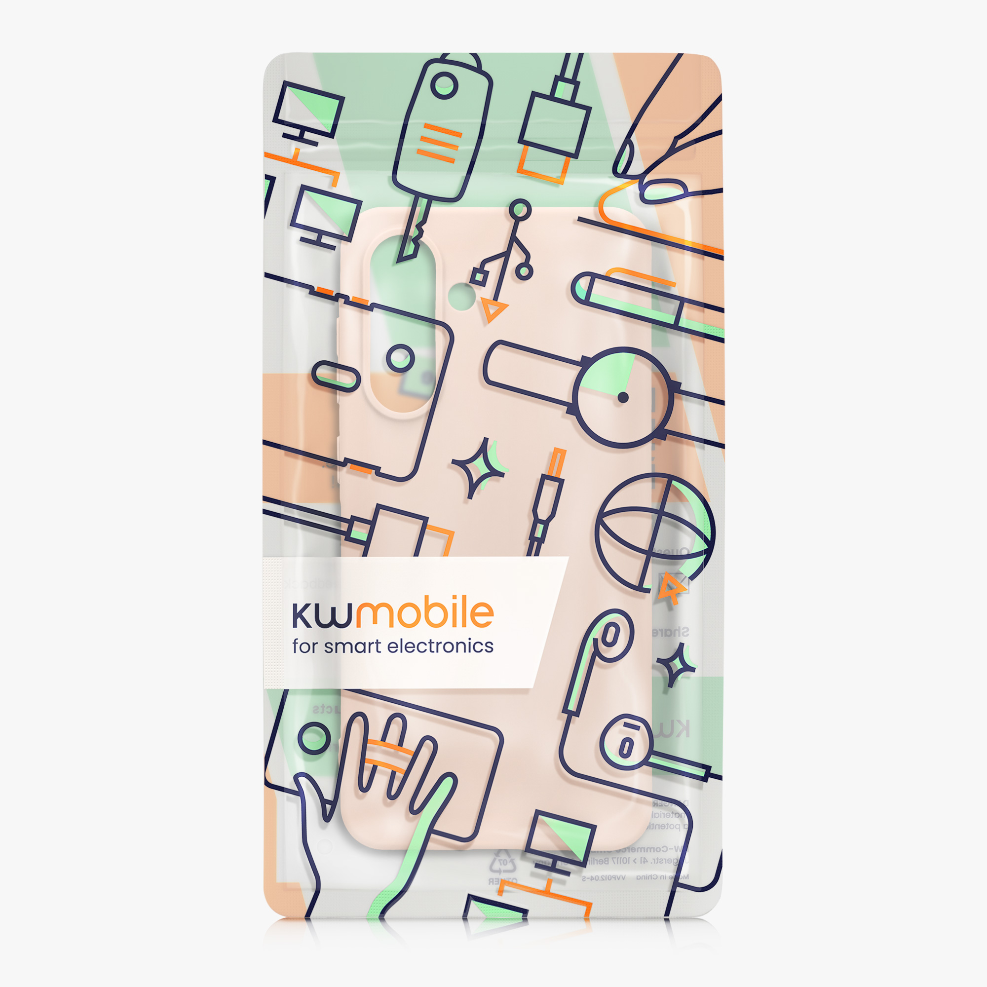 Kryt na mobil Samsung Galaxy A56 5G kwmobile TPU Kokosový vír