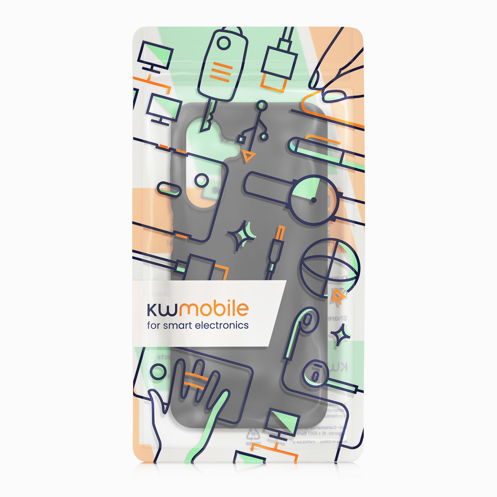 Kryt na mobil Samsung Galaxy A26 5G kwmobile TPU Dark Grey
