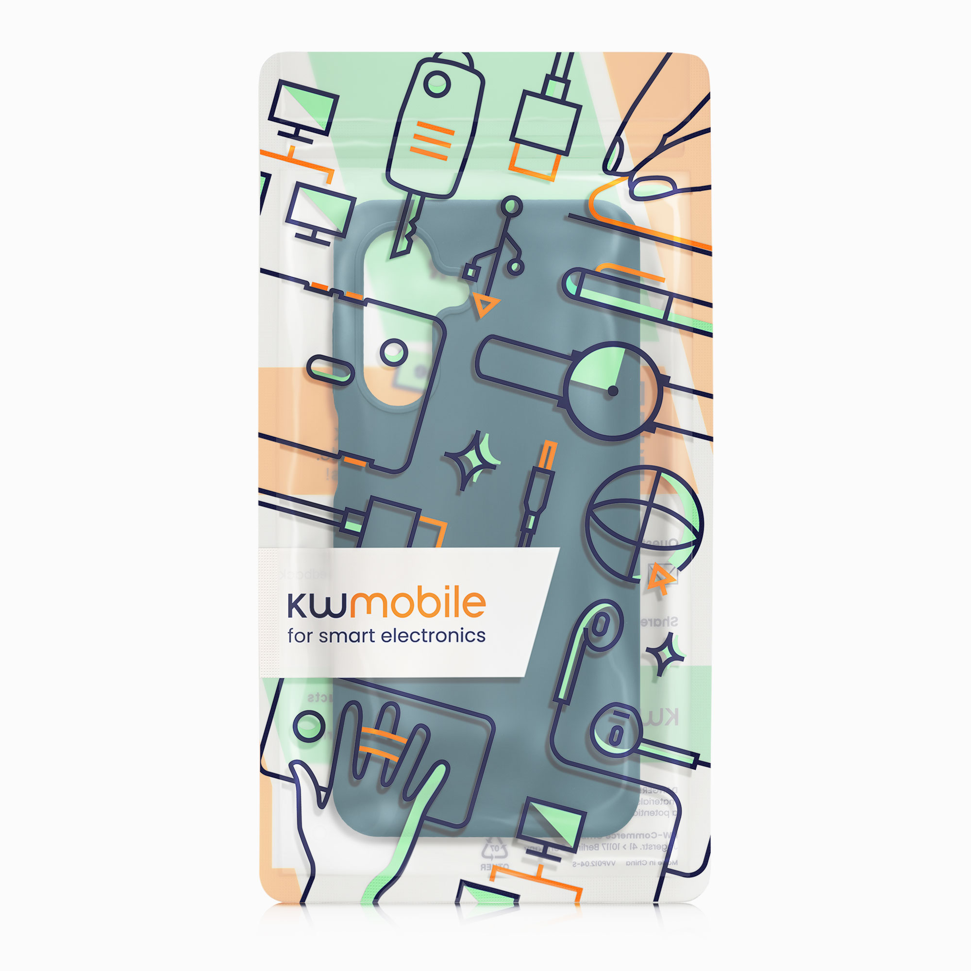 Kryt na mobil Samsung Galaxy A26 5G kwmobile TPU Matná petrolejová