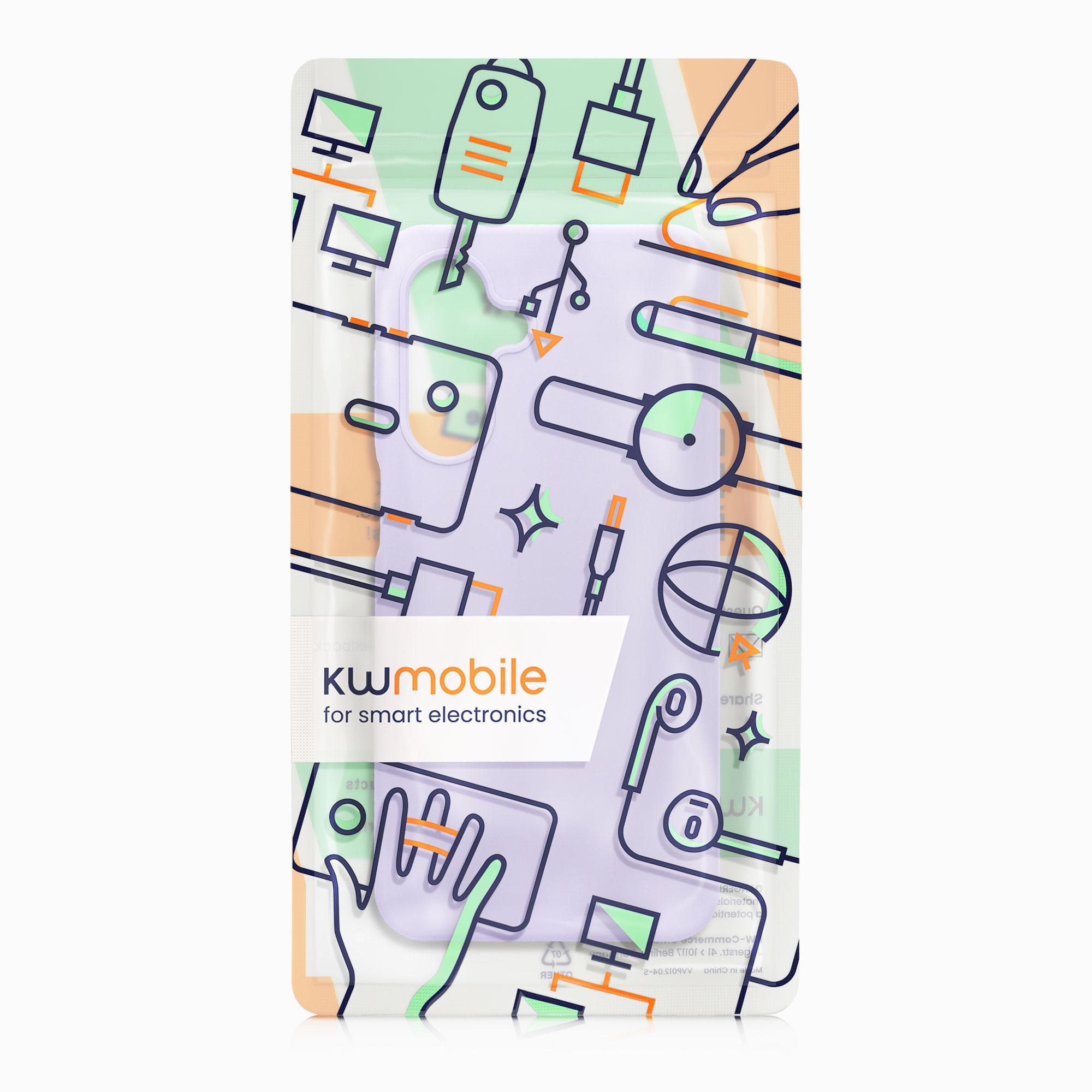 Kryt na mobil Samsung Galaxy A26 5G kwmobile TPU Levandulová