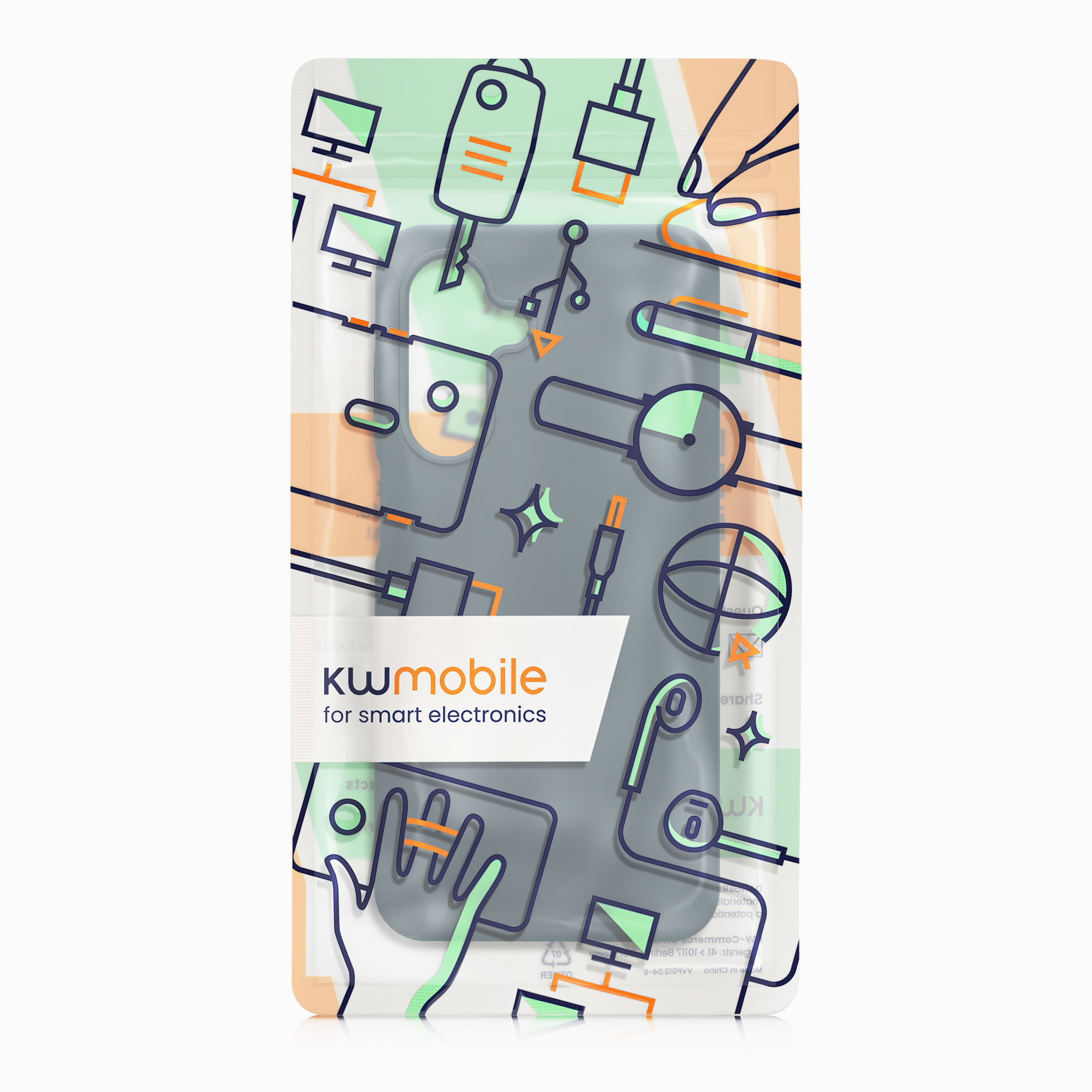 Kryt na mobil Samsung Galaxy A26 5G kwmobile TPU Tmavě břidlicová