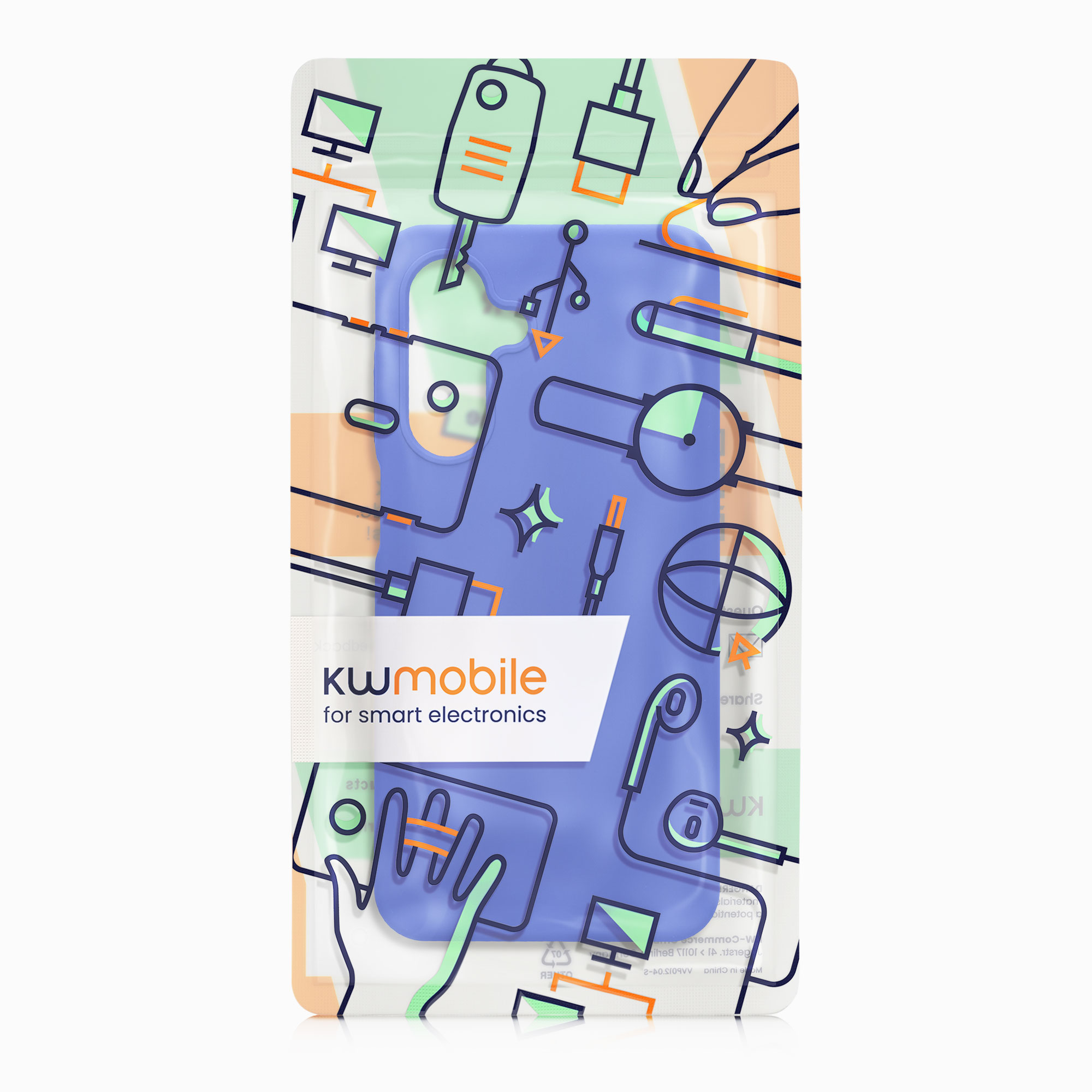 Kryt na mobil Samsung Galaxy A26 5G kwmobile TPU Baltická modrá