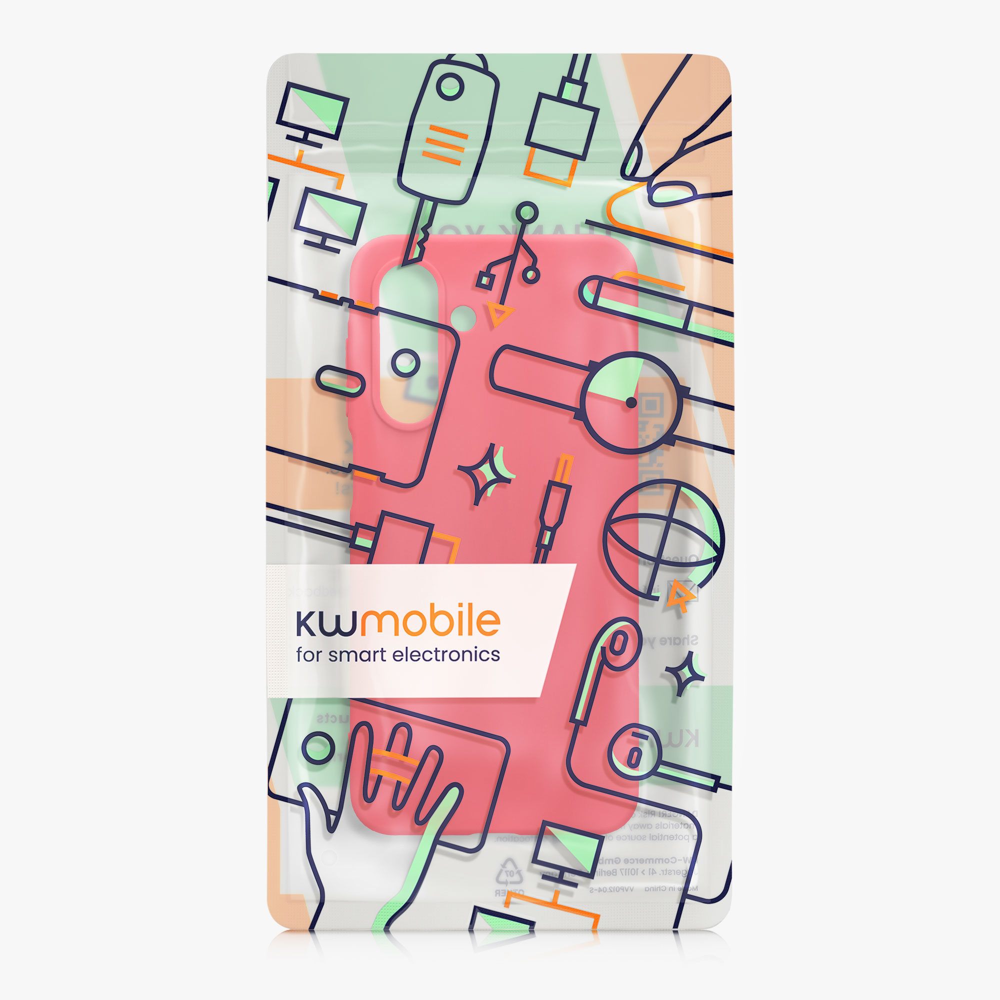 Kryt na mobil Samsung Galaxy A26 5G kwmobile TPU Neonová růžová