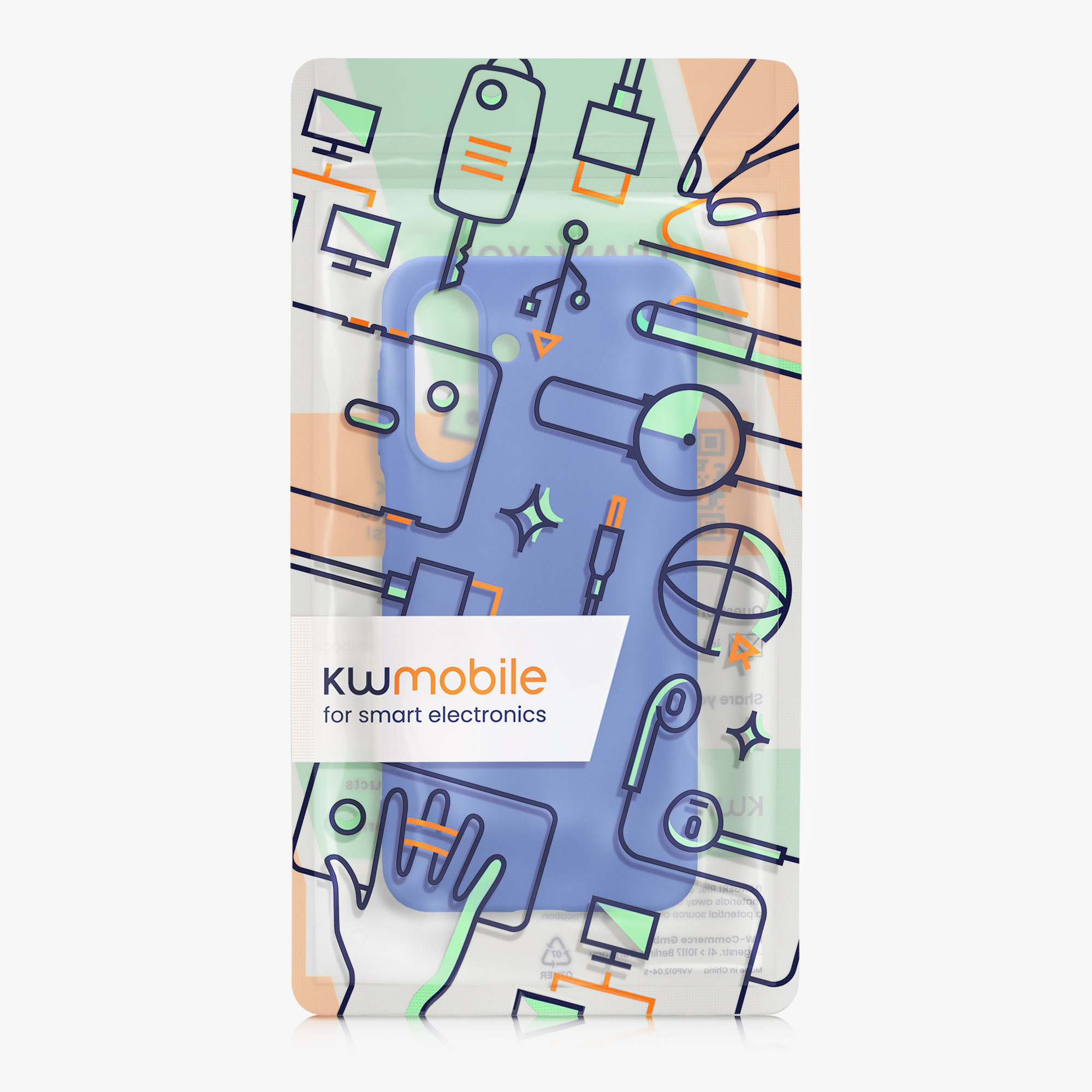 Kryt na mobil Samsung Galaxy A26 5G kwmobile TPU Baltická modrá
