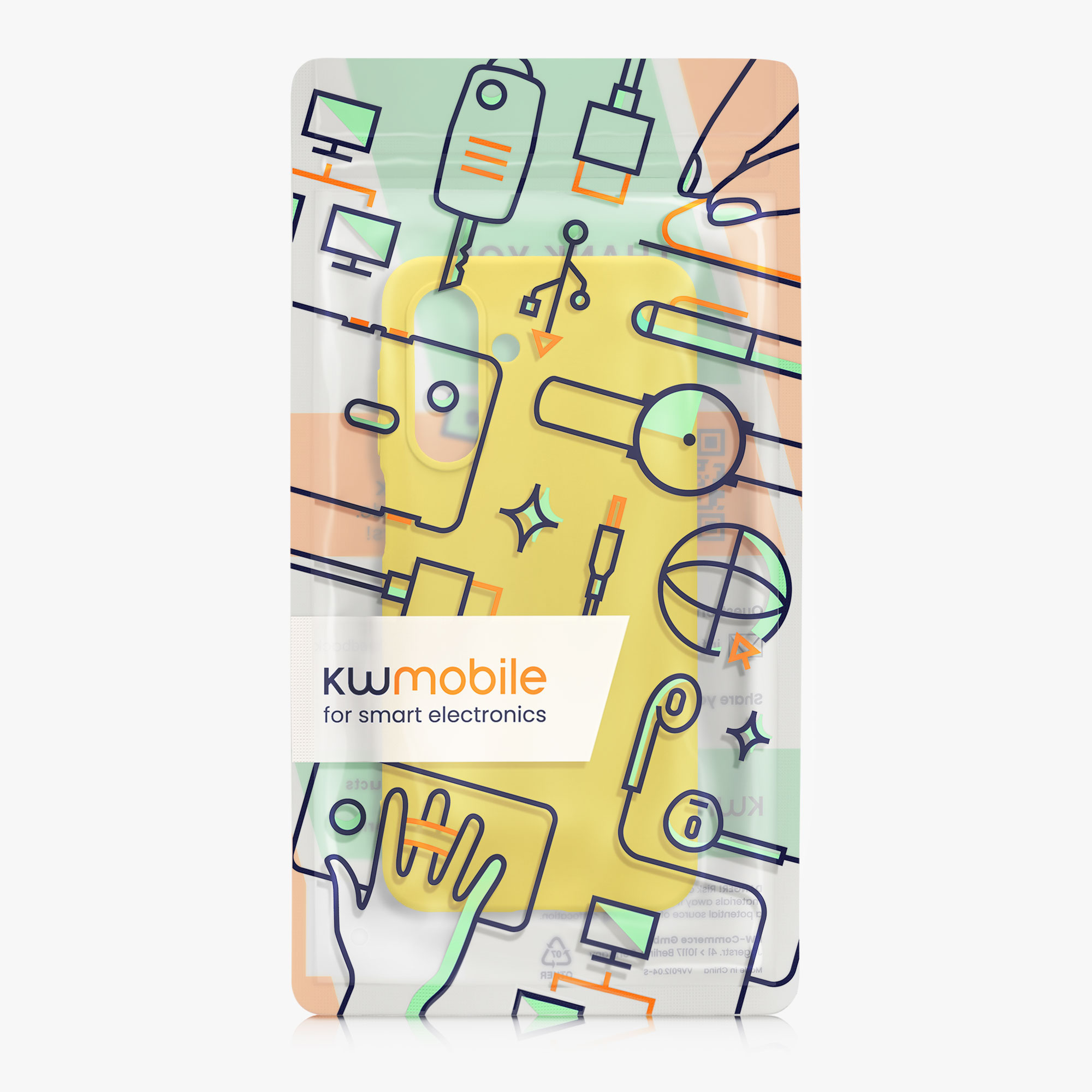 Kryt na mobil Samsung Galaxy A26 5G kwmobile TPU Zářivá žlutá