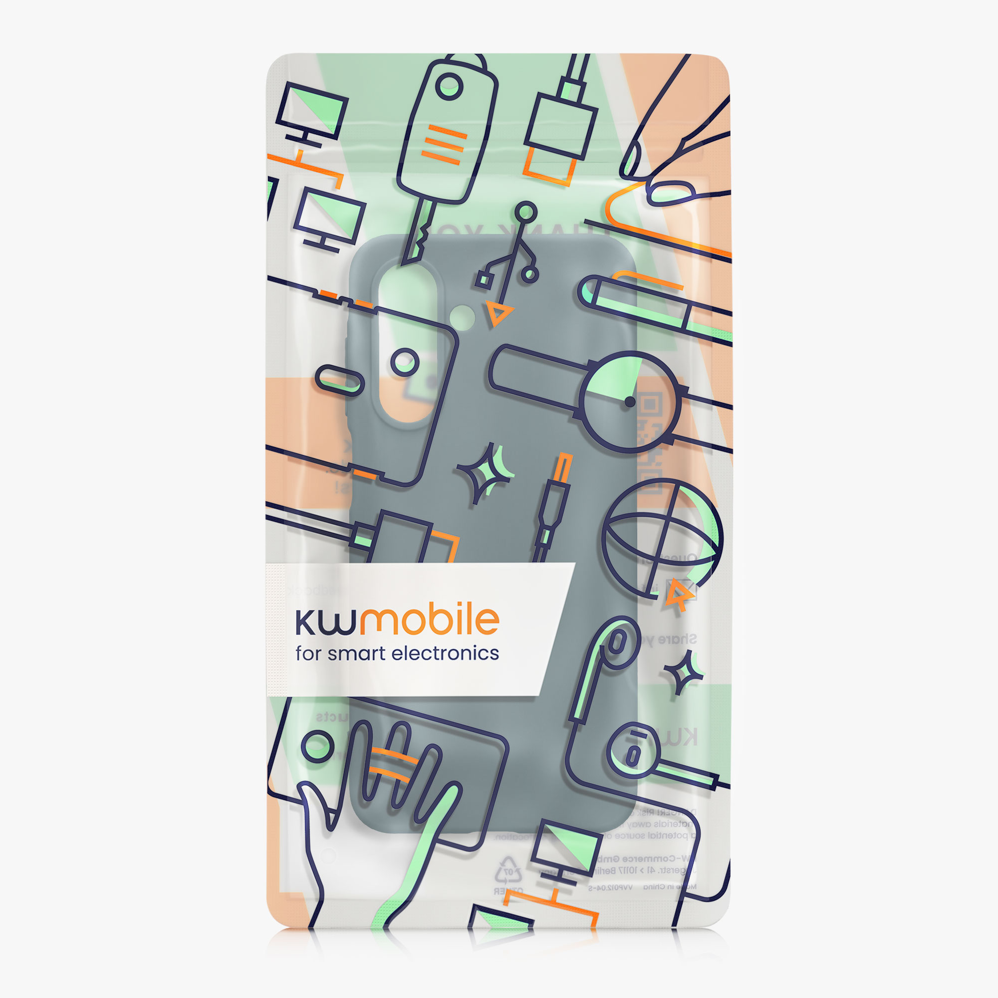 Kryt na mobil Samsung Galaxy A26 5G kwmobile TPU Tmavě břidlicová