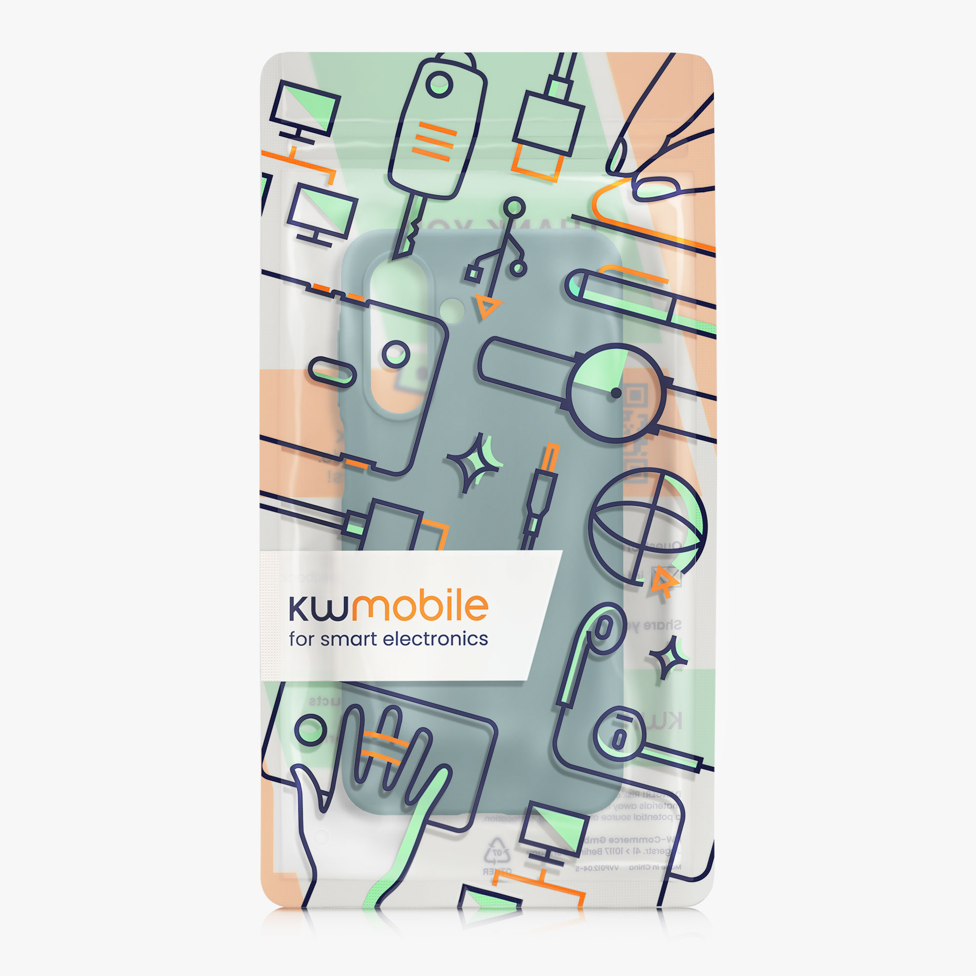 Kryt na mobil Samsung Galaxy A26 5G kwmobile TPU Arktická noc