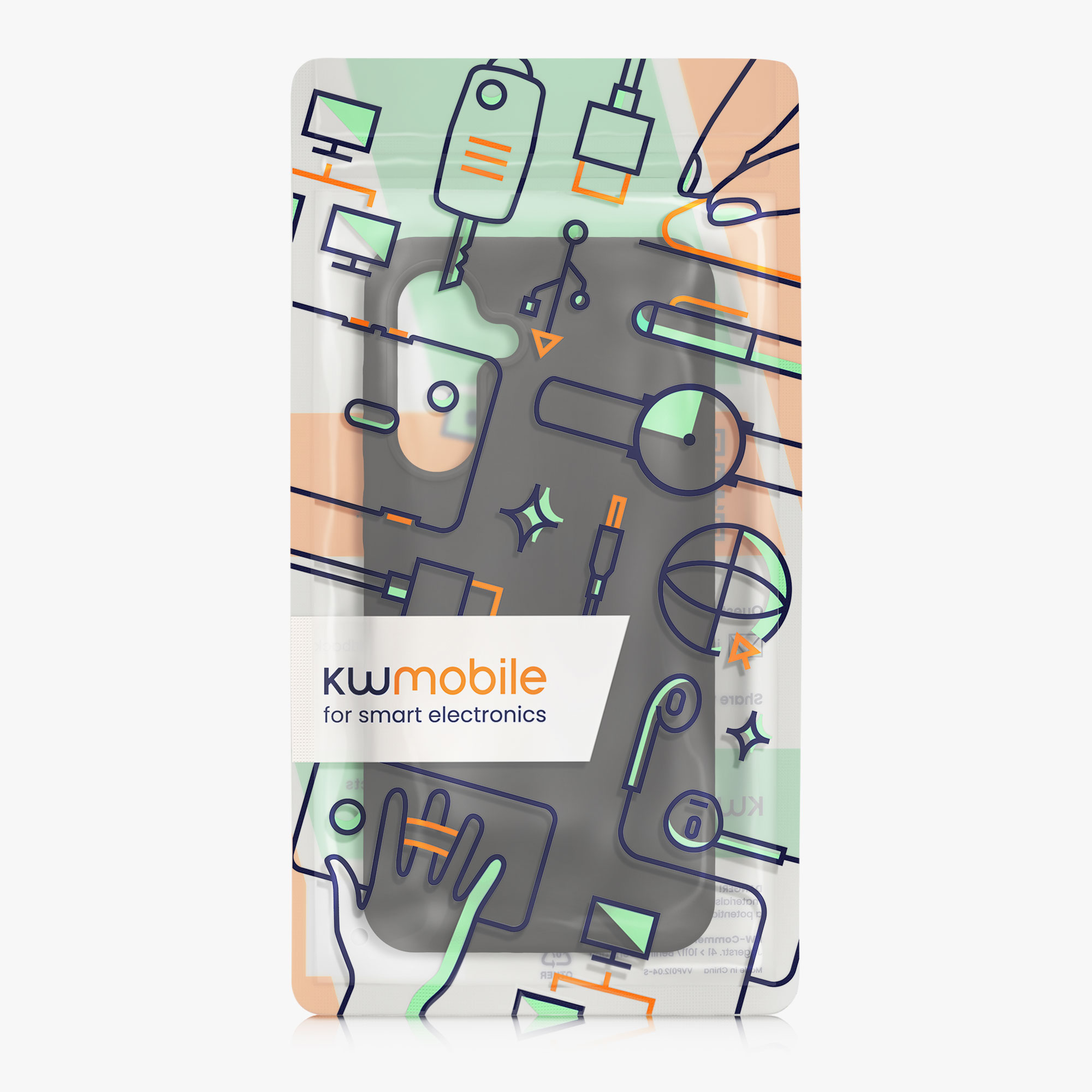 Kryt na mobil Samsung Galaxy A36 5G kwmobile TPU tmavě šedý