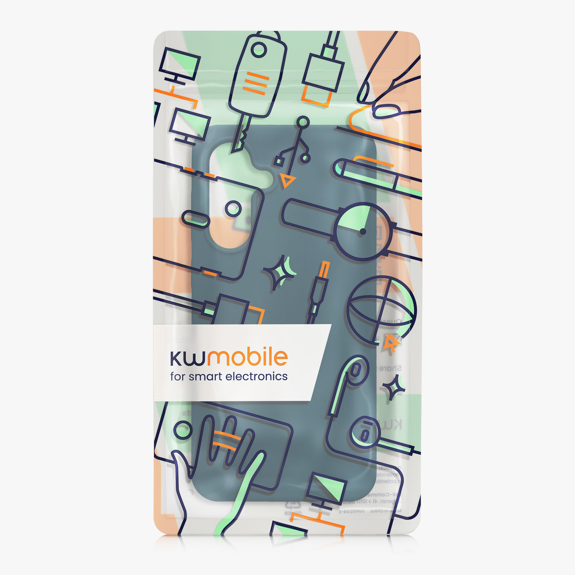 Kryt na mobil Samsung Galaxy A36 5G kwmobile TPU Matná petrolejová