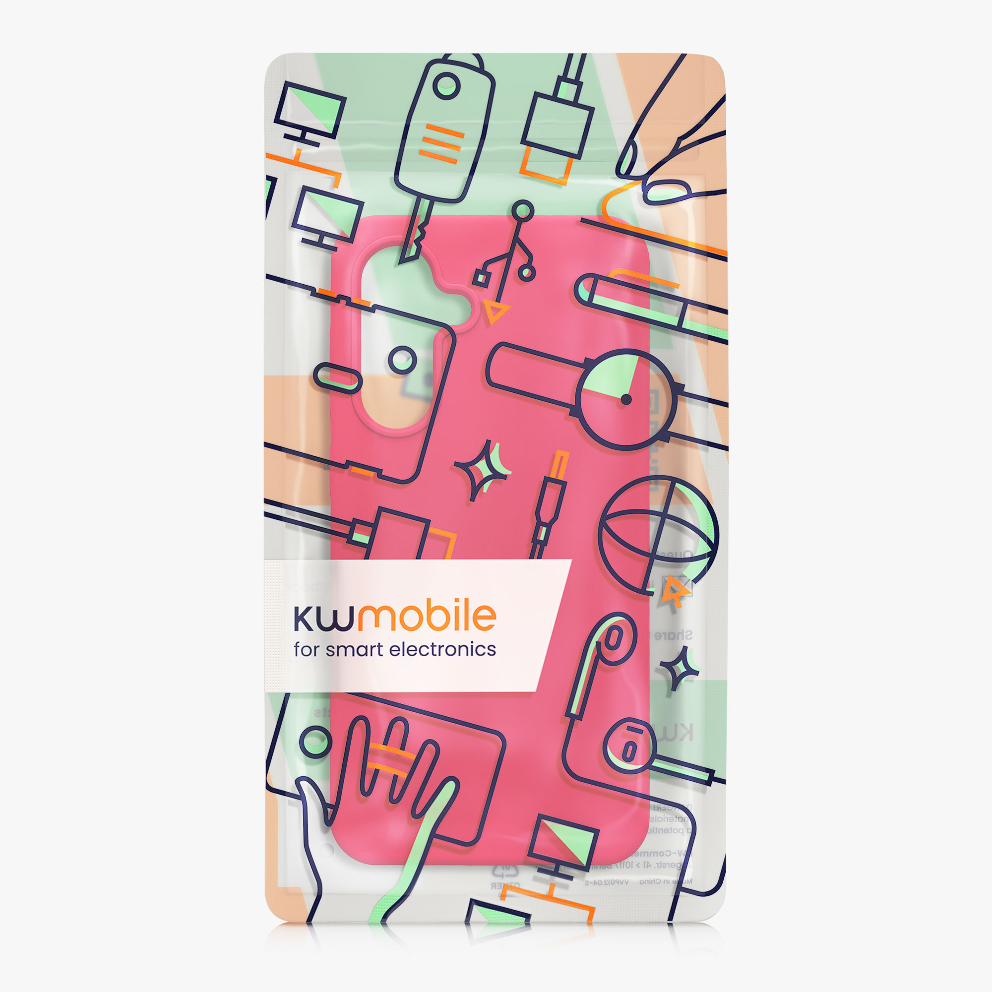 Kryt na mobil Samsung Galaxy A36 5G kwmobile TPU Neonová růžová