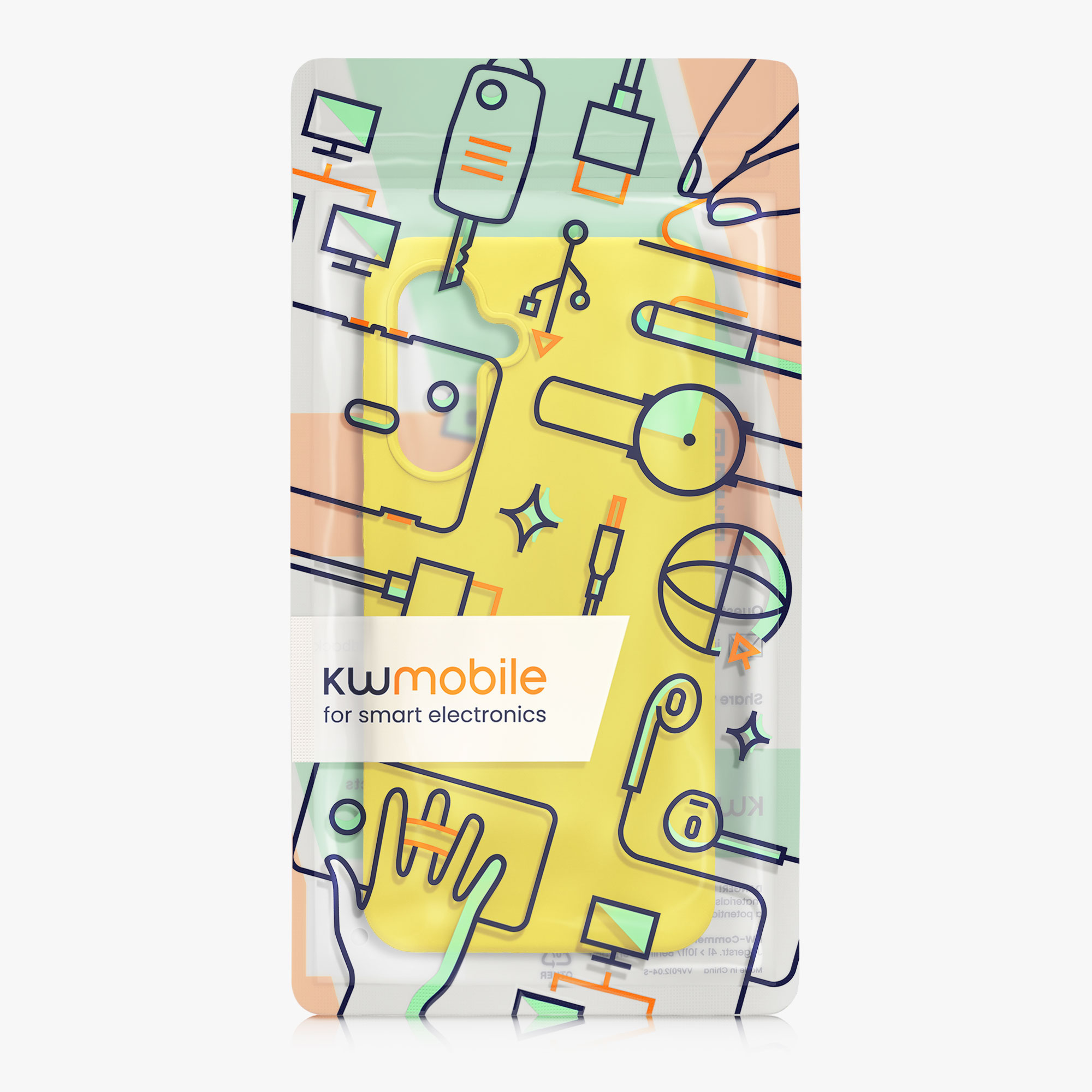Kryt na mobil Samsung Galaxy A36 5G kwmobile TPU zářivě žlutý