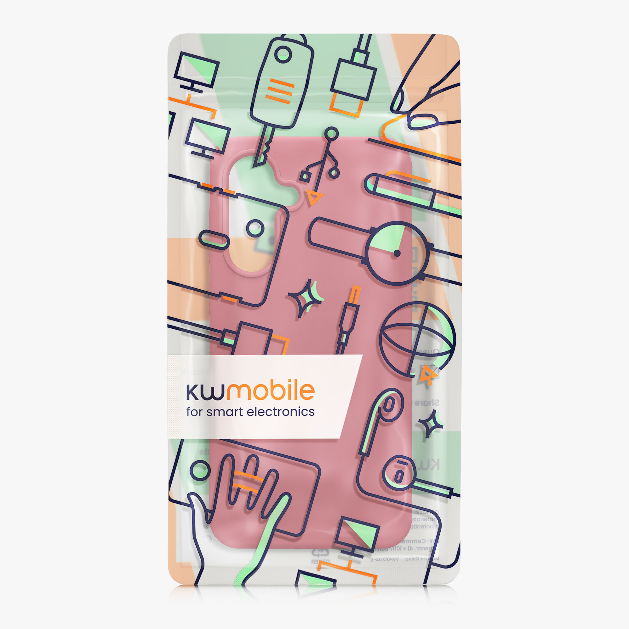 Kryt na mobil Samsung Galaxy A36 5G kwmobile TPU Tmavě růžová