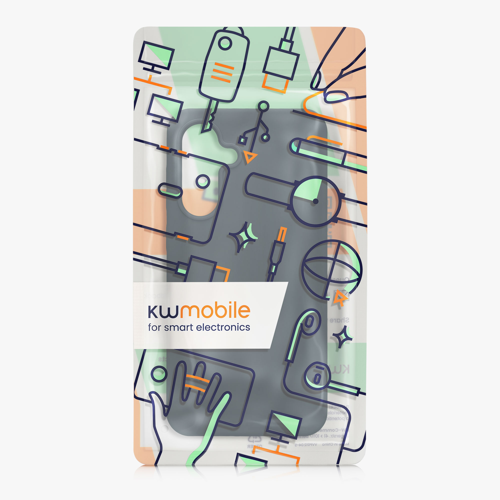Kryt na mobil Samsung Galaxy A36 5G kwmobile TPU tmavě břidlicový