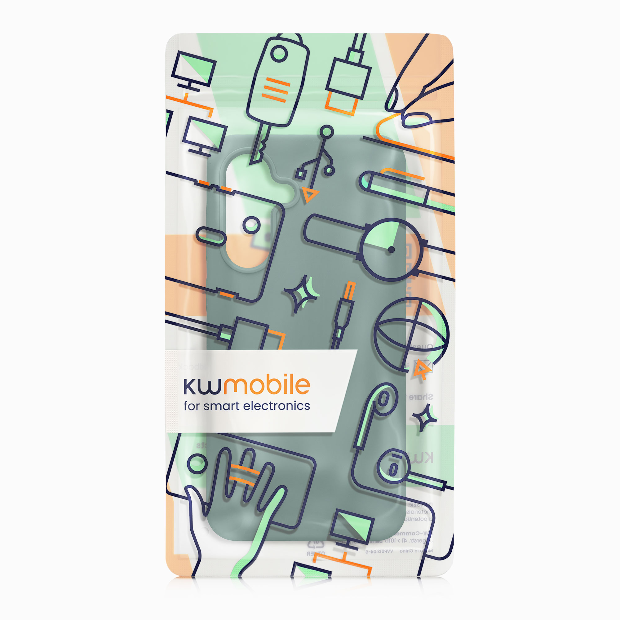Kryt na mobil Samsung Galaxy A36 5G kwmobile TPU Lesní zelená