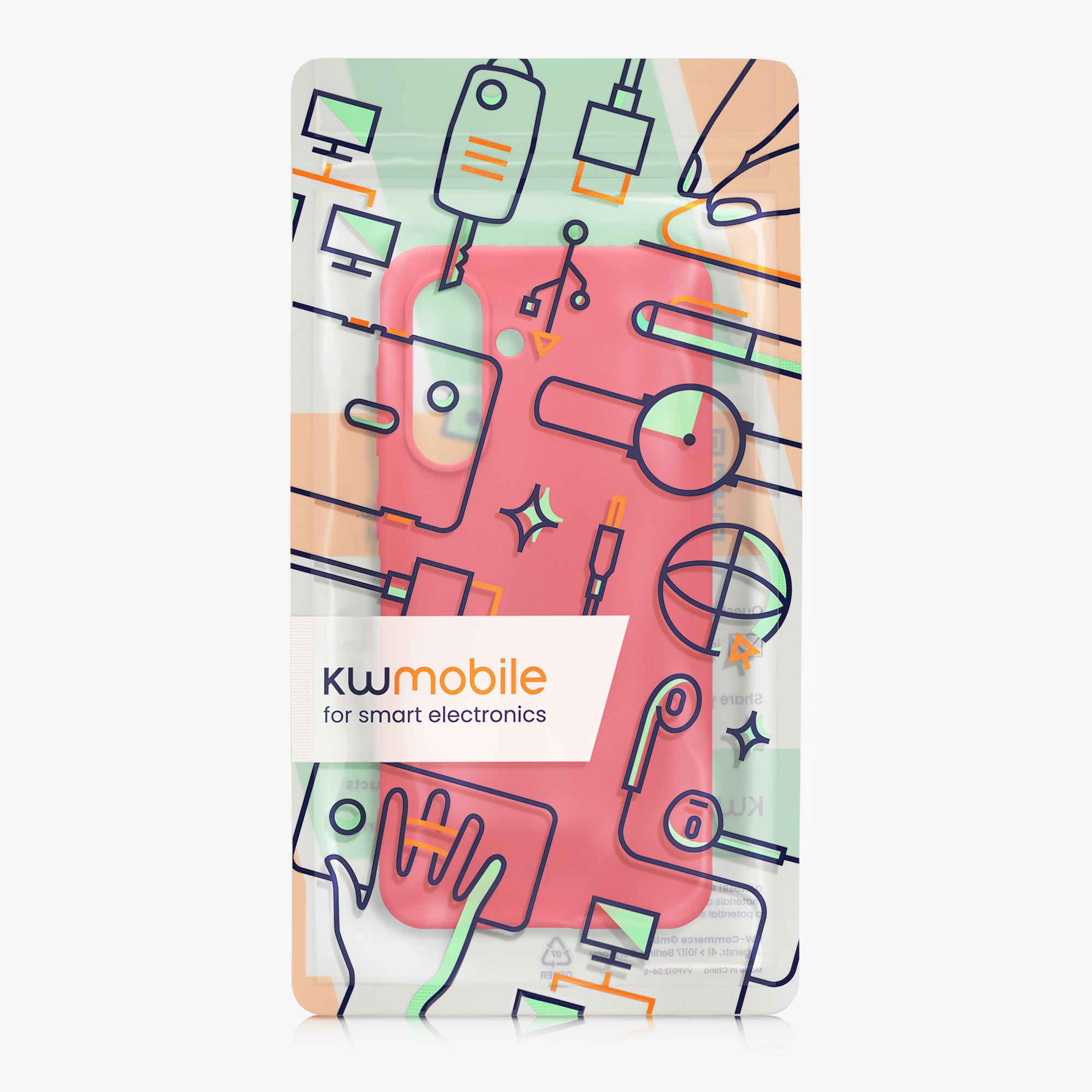 Kryt na mobil Samsung Galaxy A36 5G kwmobile TPU neonově růžový