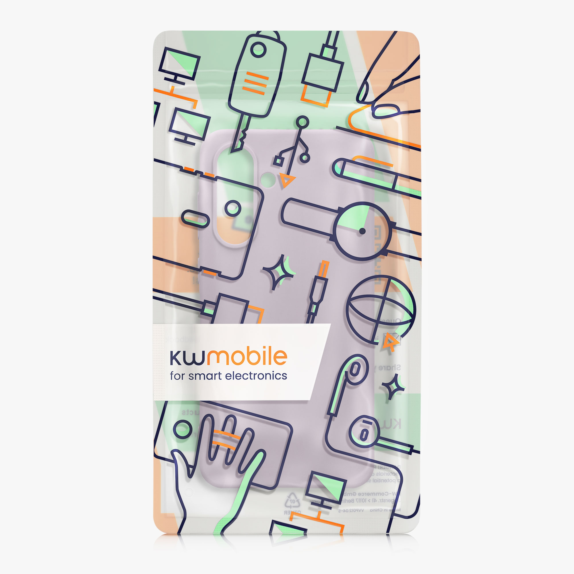 Kryt na mobil Samsung Galaxy A36 5G kwmobile TPU levandulový