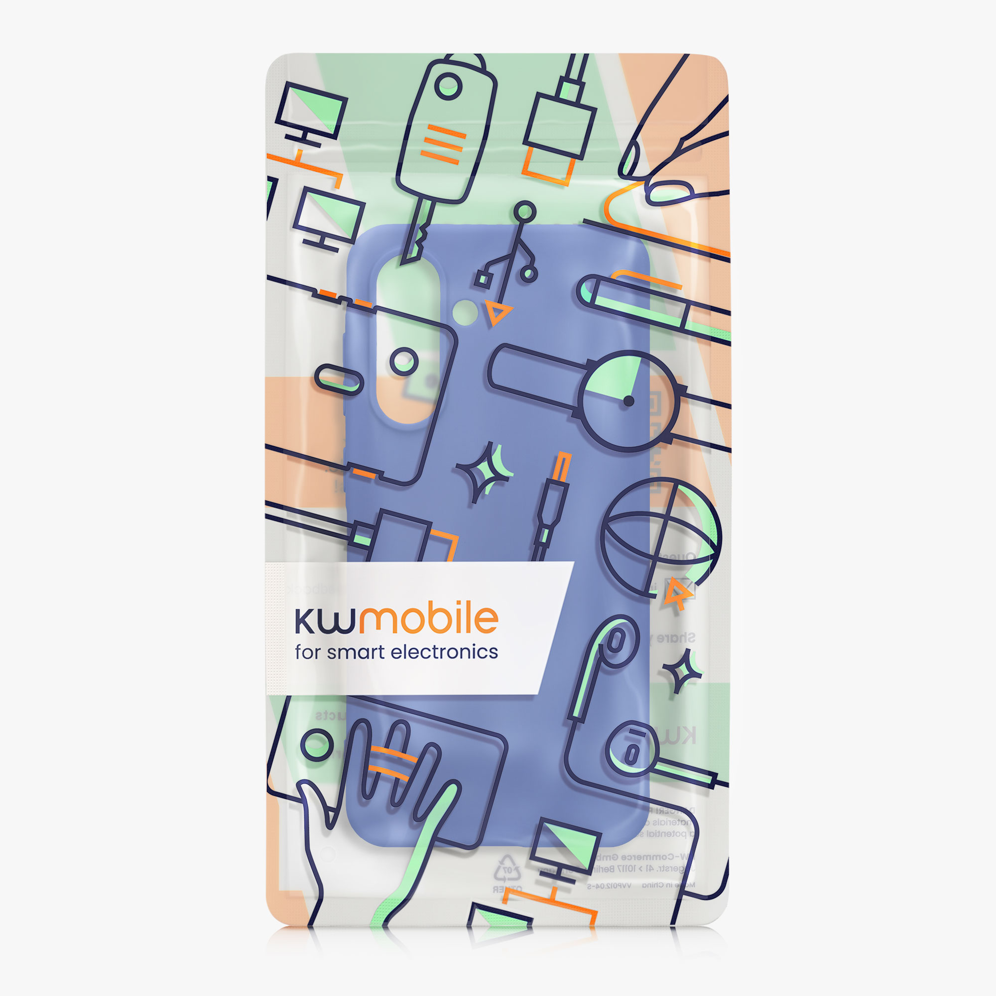 Kryt na mobil Samsung Galaxy A36 5G kwmobile TPU baltsky modrý