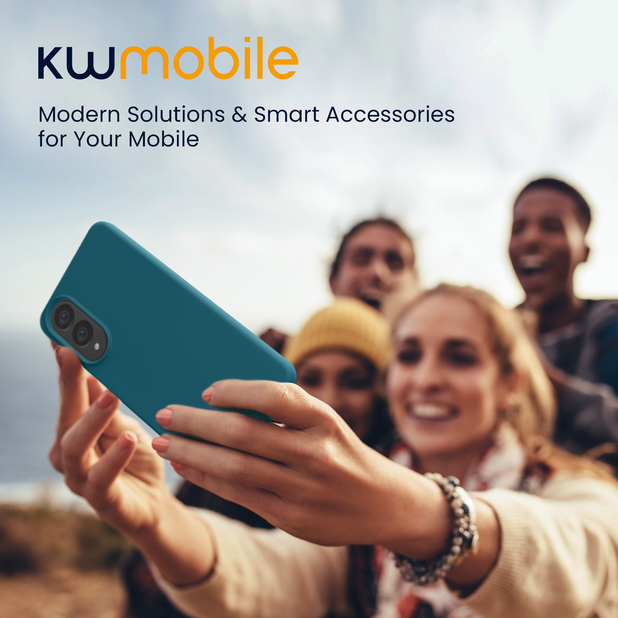 Kryt na mobil Samsung Galaxy S25 Edge kwmobile matná petrolejová