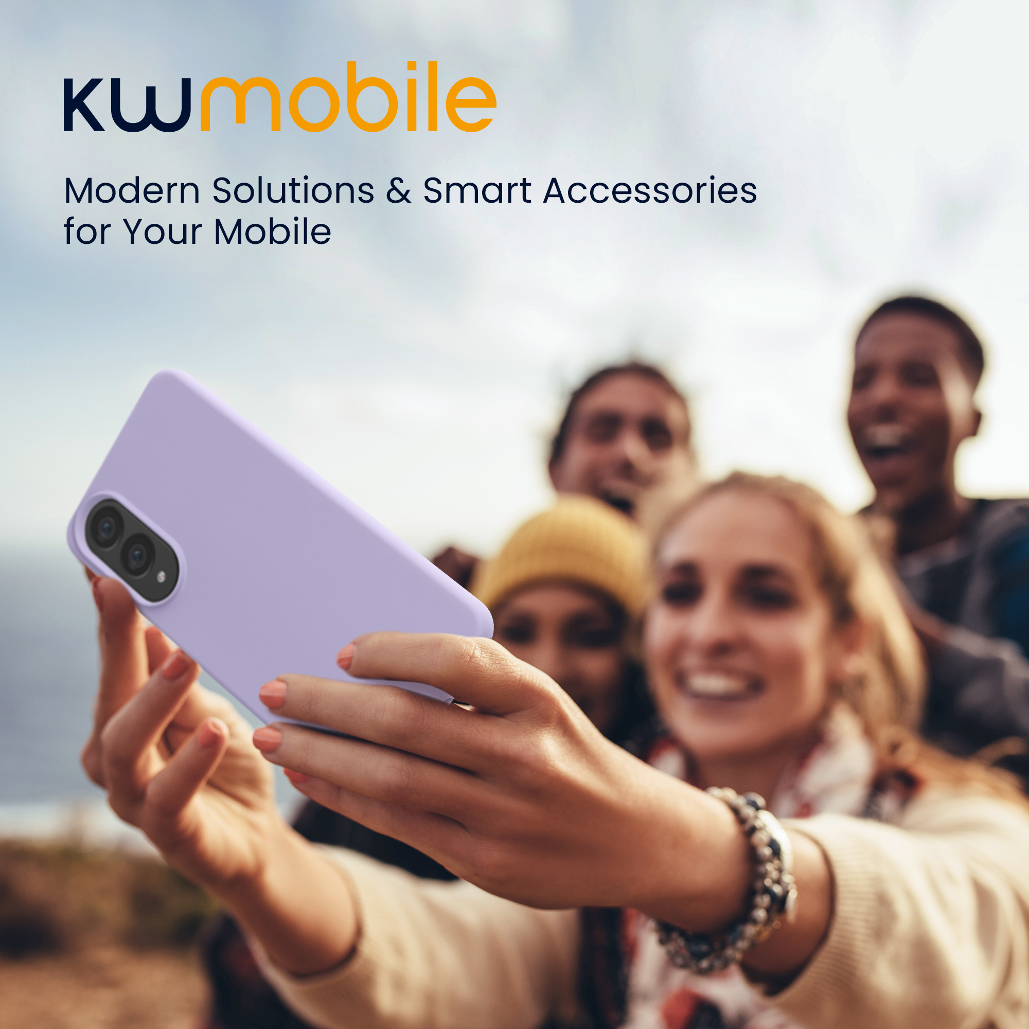Kryt na mobil Samsung Galaxy S25 Edge kwmobile levandulová