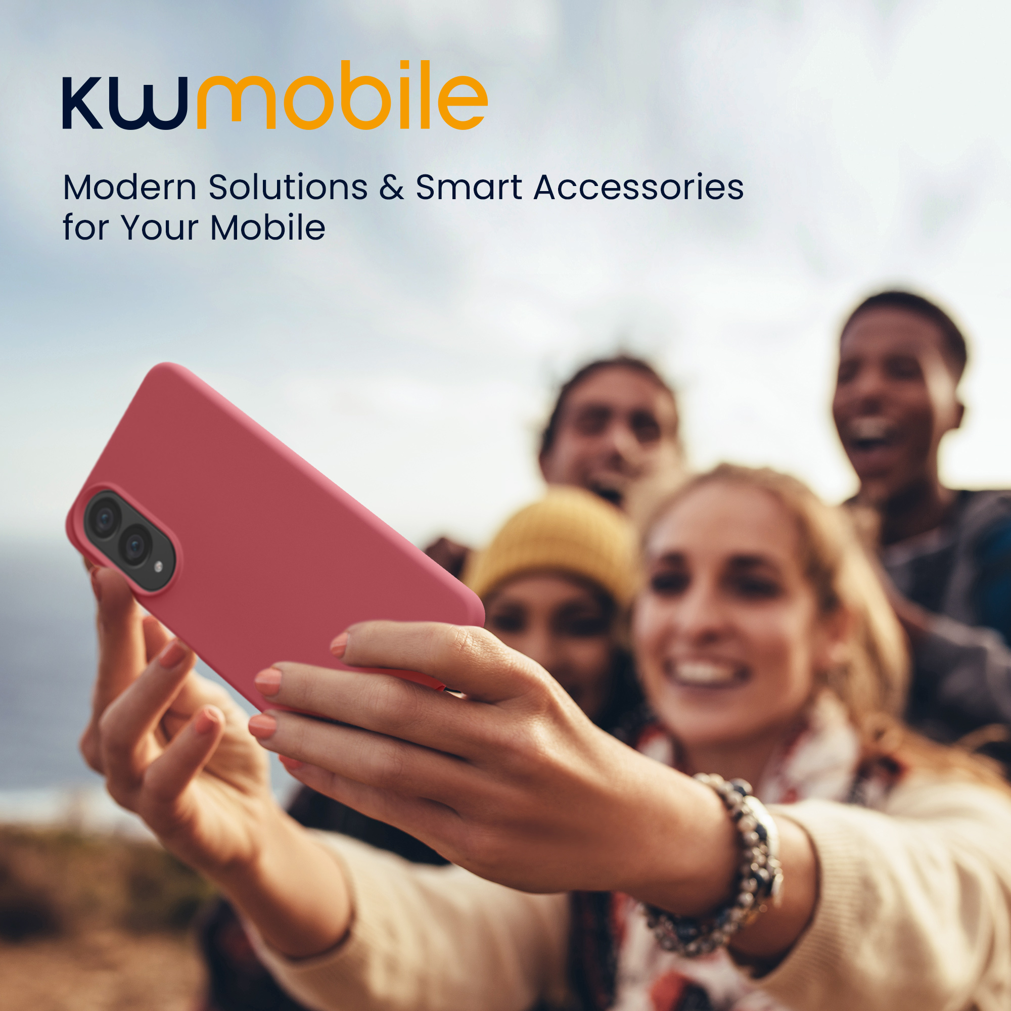Kryt na mobil Samsung Galaxy S25 Edge kwmobile tmavě růžová Dark Rose