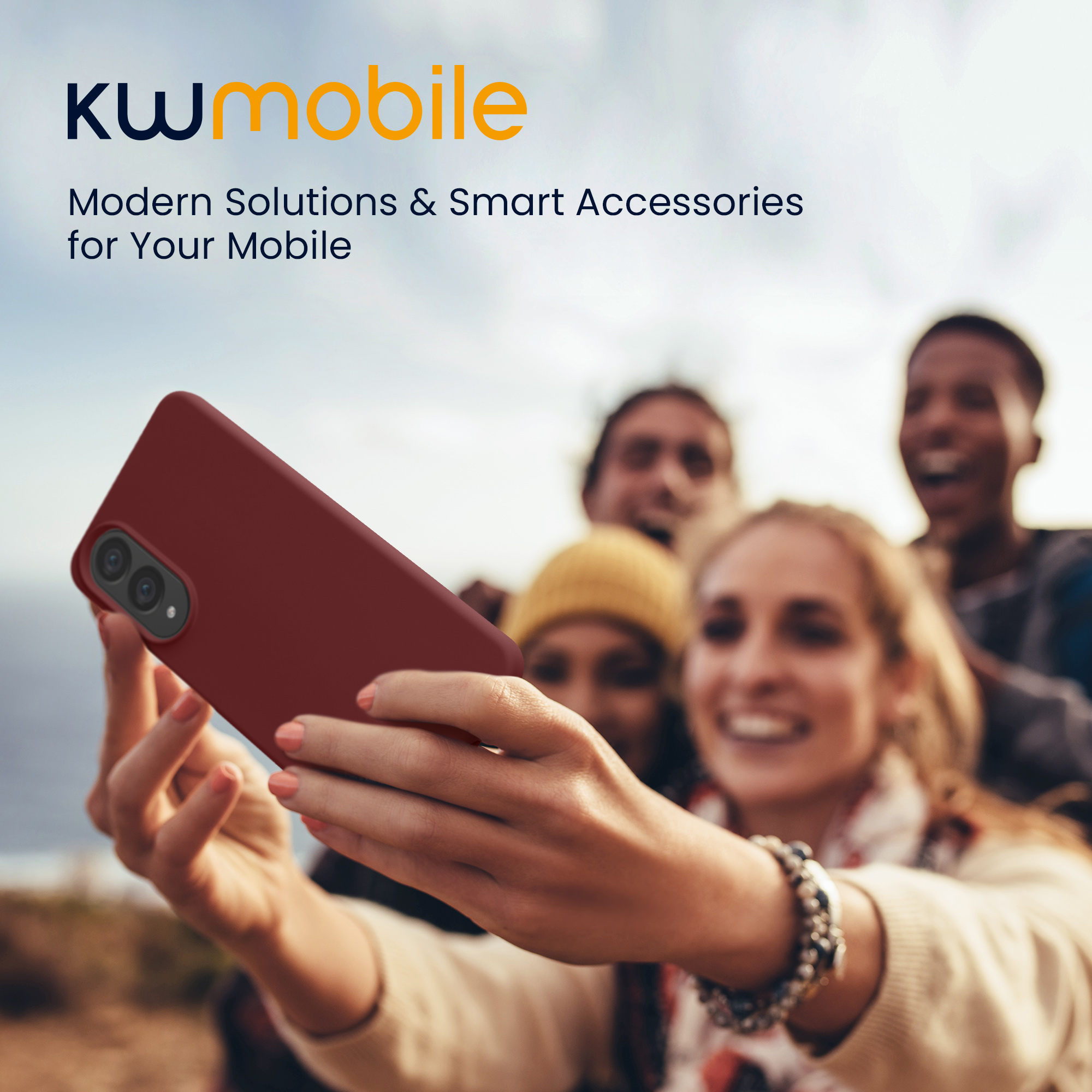Kryt na mobil Samsung Galaxy S25 Edge kwmobile vínově fialová