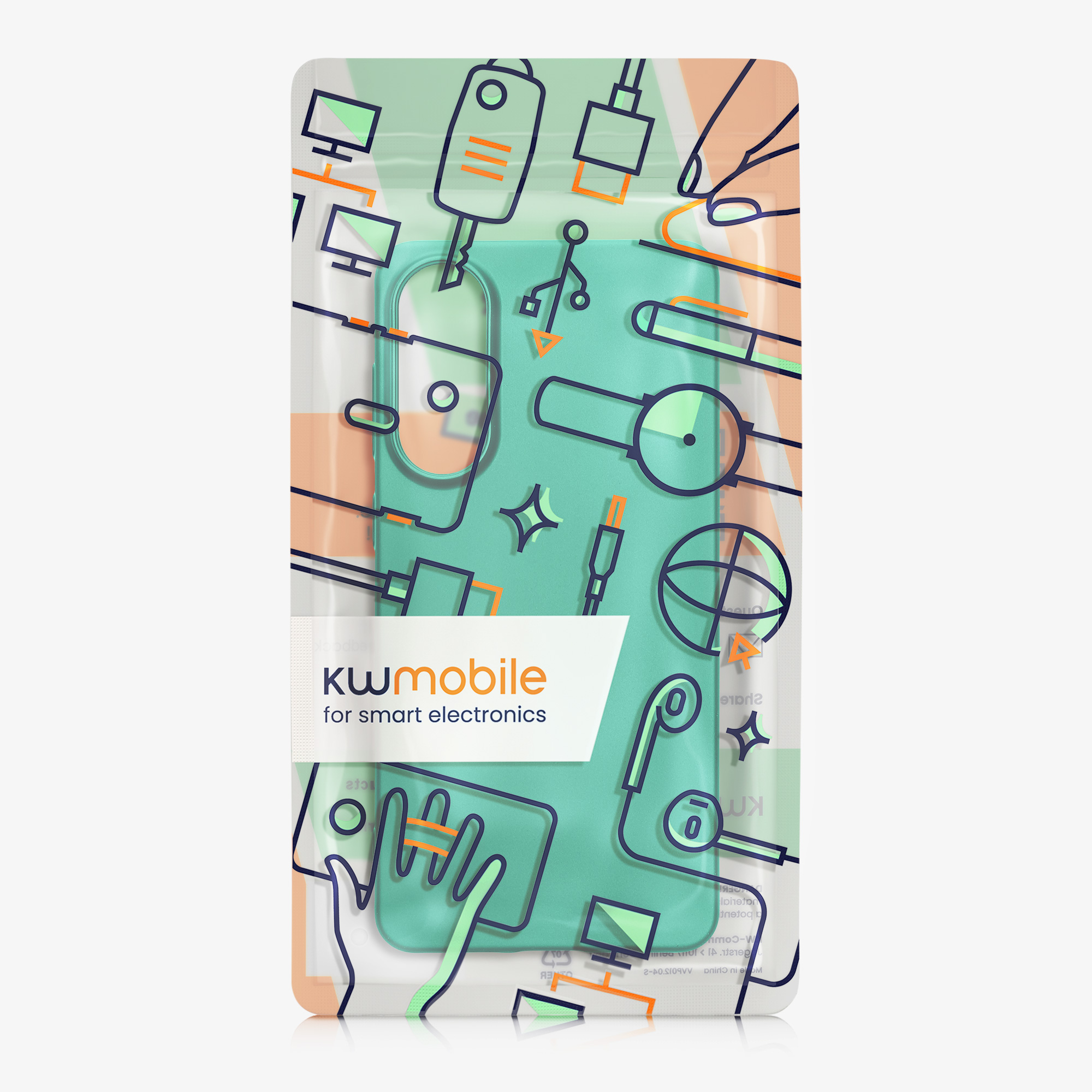 Metalický kryt Samsung Galaxy S25 Edge kwmobile tmavě metalická zelená