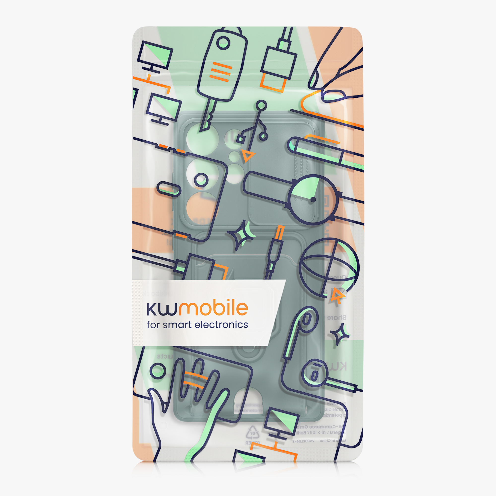 Kryt na mobil Samsung Galaxy S25 Ultra kwmobile zelená