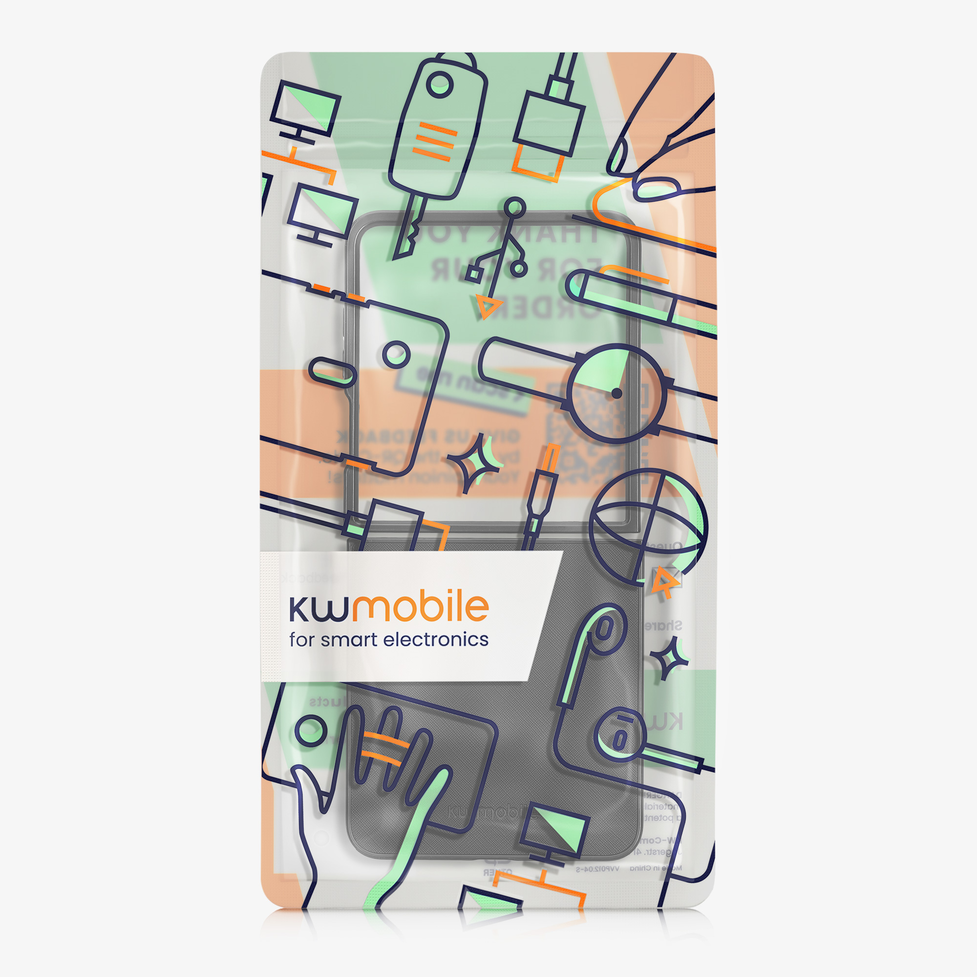 Kryt kwmobile pro Samsung Galaxy Z Flip7 - černá