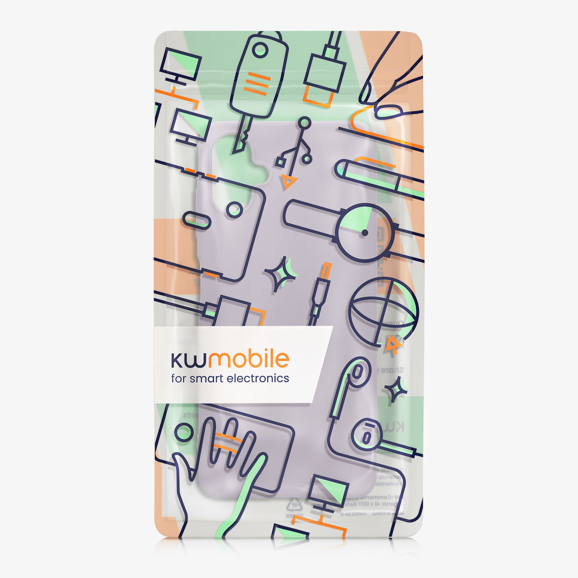Kryt na mobil Samsung Galaxy A06 kwmobile TPU levandulový