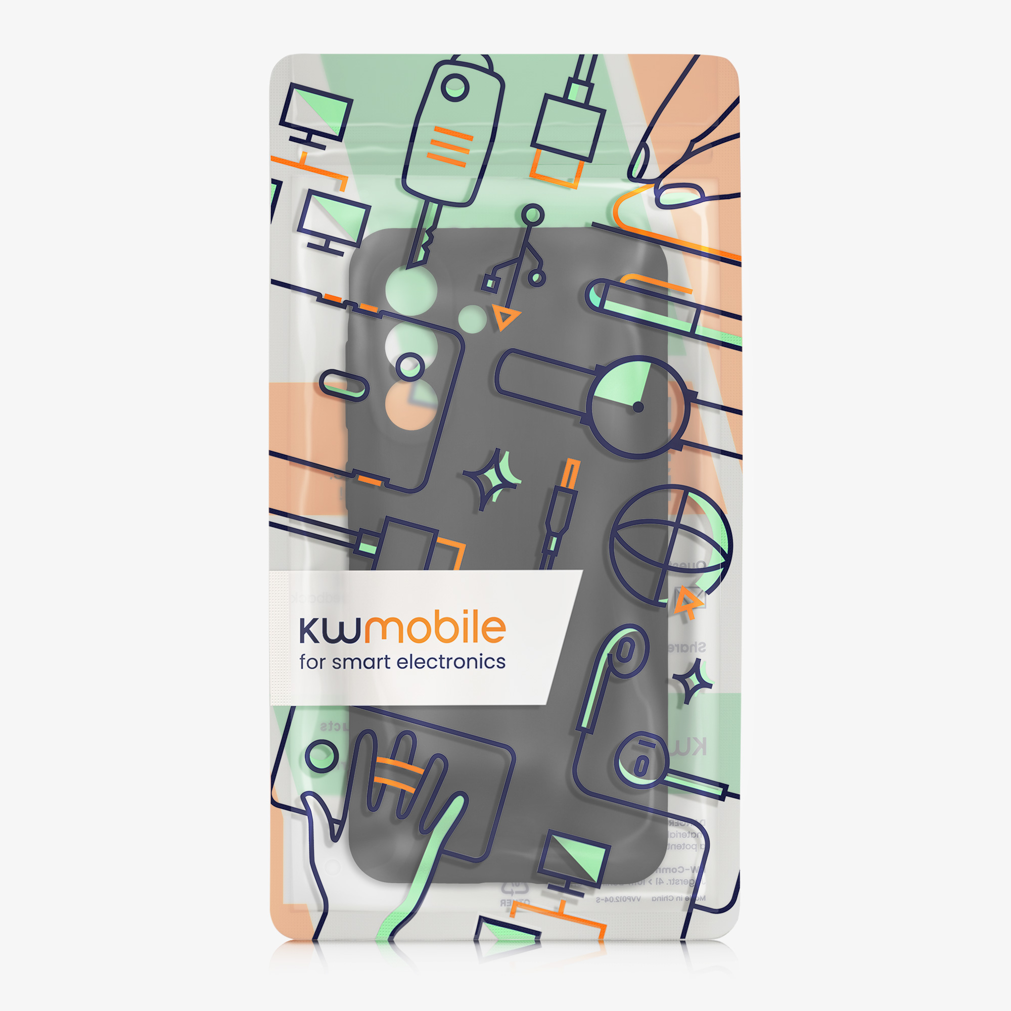Kryt na mobil Samsung Galaxy A56 5G kwmobile slim matný TPU Černá