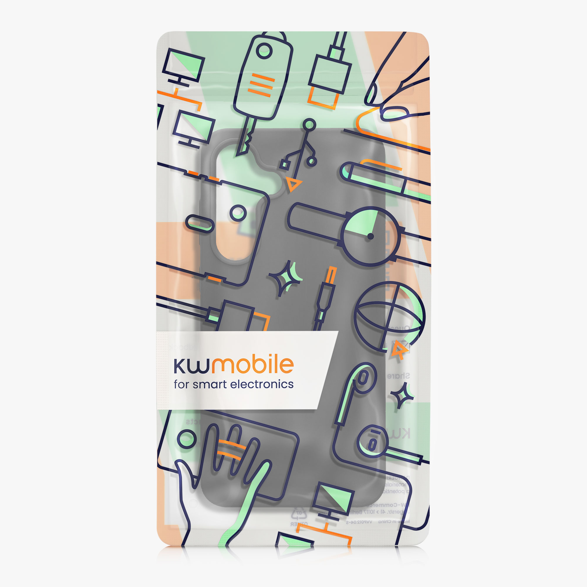 Kryt na mobil Samsung Galaxy S25 FE kwmobile tmavě šedá