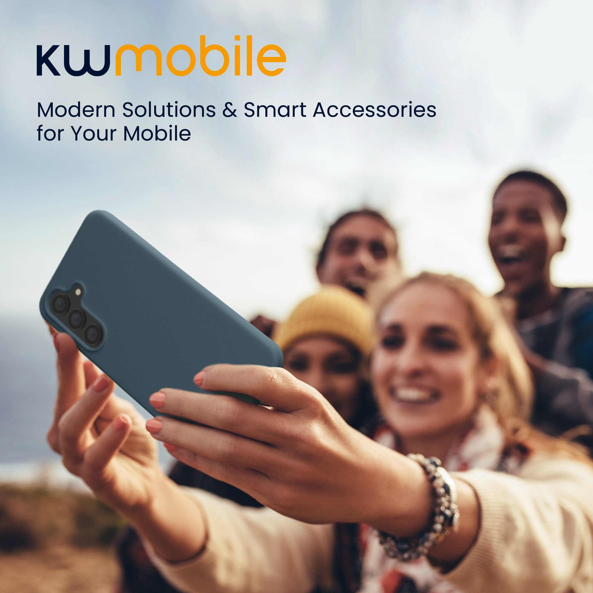 Kryt na mobil Samsung Galaxy S25 FE kwmobile tmavě břidlicová