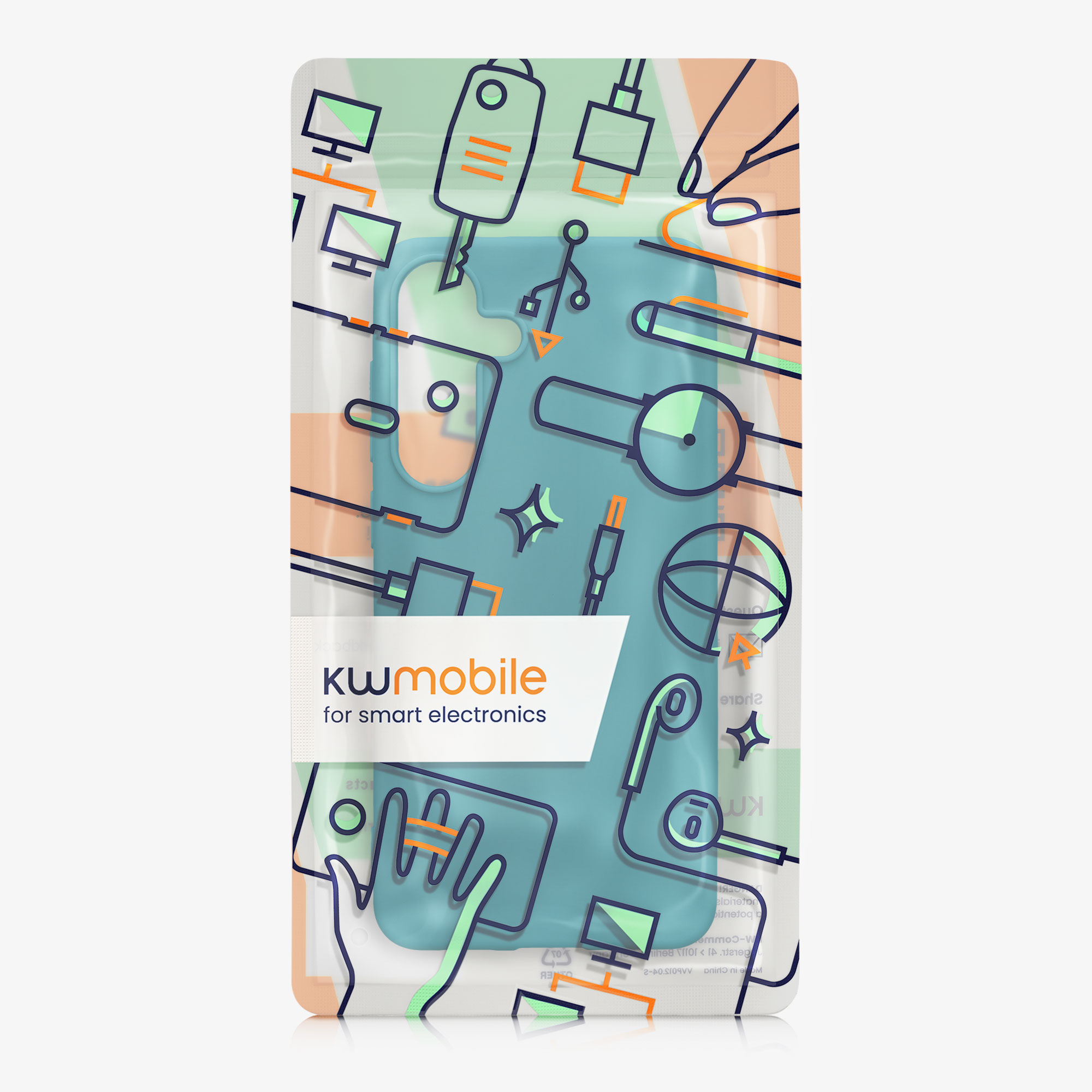 Kryt na mobil Samsung Galaxy S25 FE kwmobile matná petrolejová