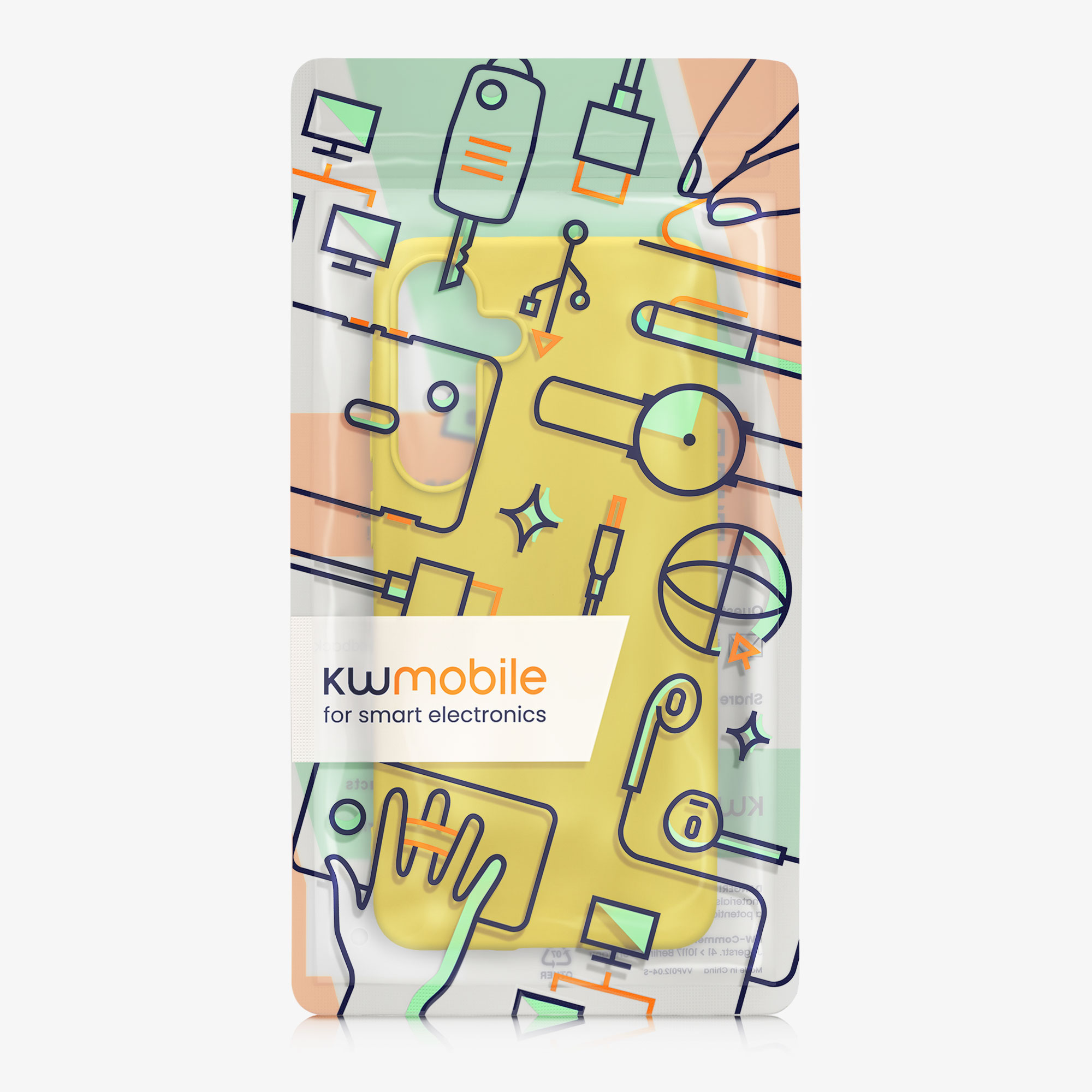 Kryt na mobil Samsung Galaxy S25 FE kwmobile zářivě žlutá