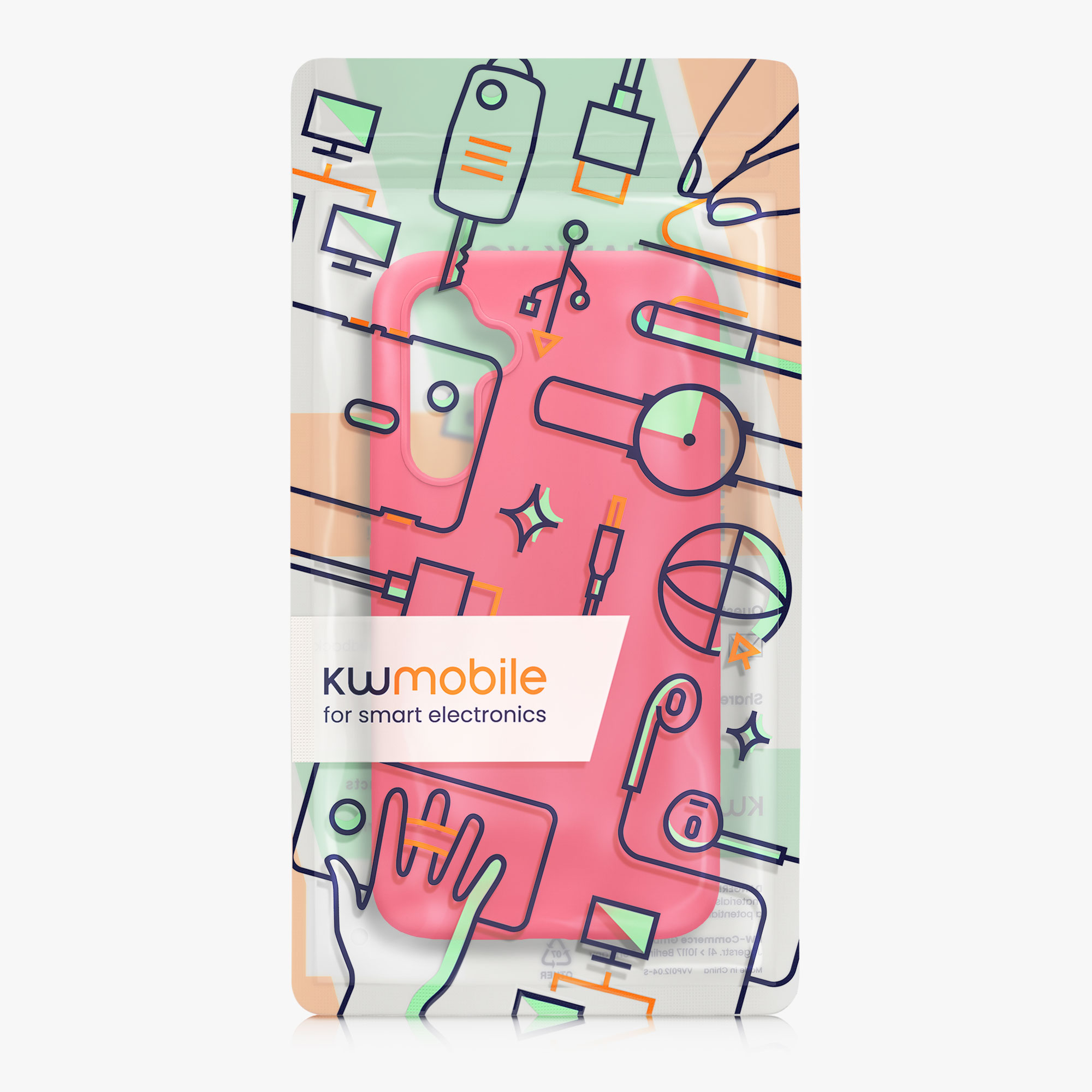 Kryt na mobil Samsung Galaxy A54 5G kwmobile TPU Neonová růžová