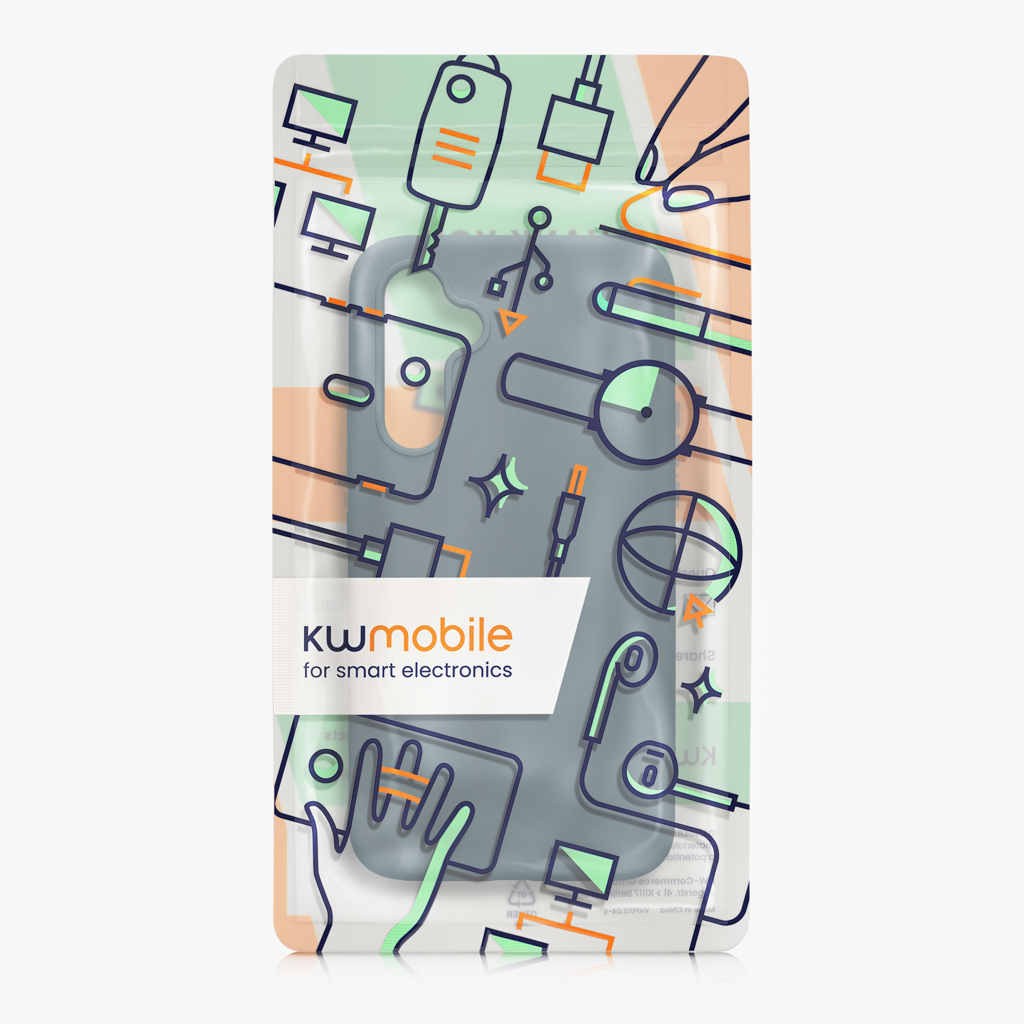 Kryt na mobil Samsung Galaxy A54 5G kwmobile TPU Tmavě břidlicová