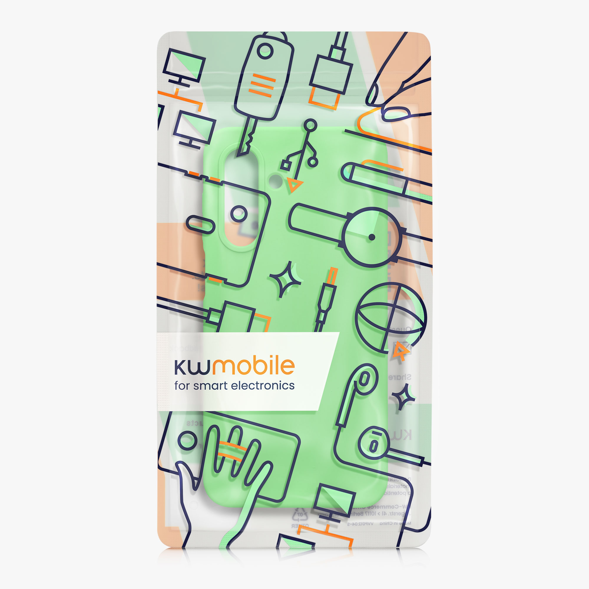 Kryt na mobil Samsung Galaxy A17 4G / 5G kwmobile TPU limetkově zelený